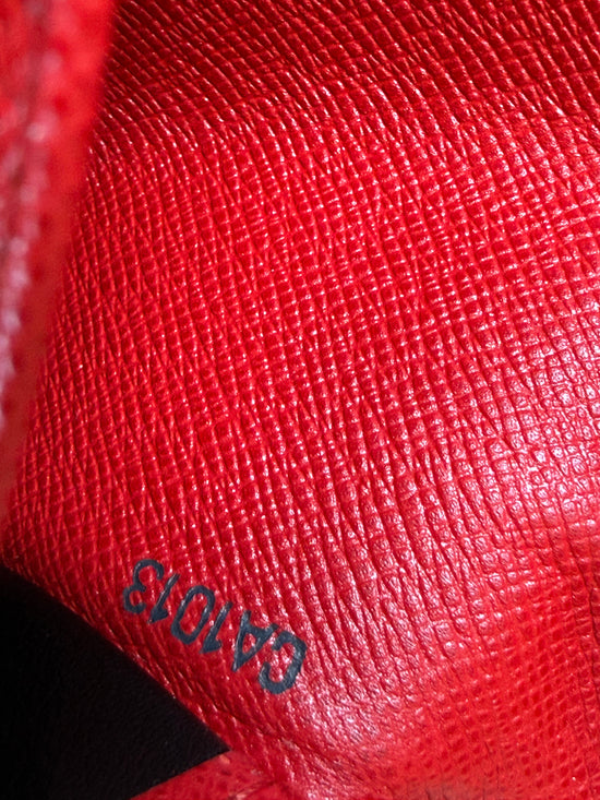 Louis Vuitton Red Epi Long Wallet