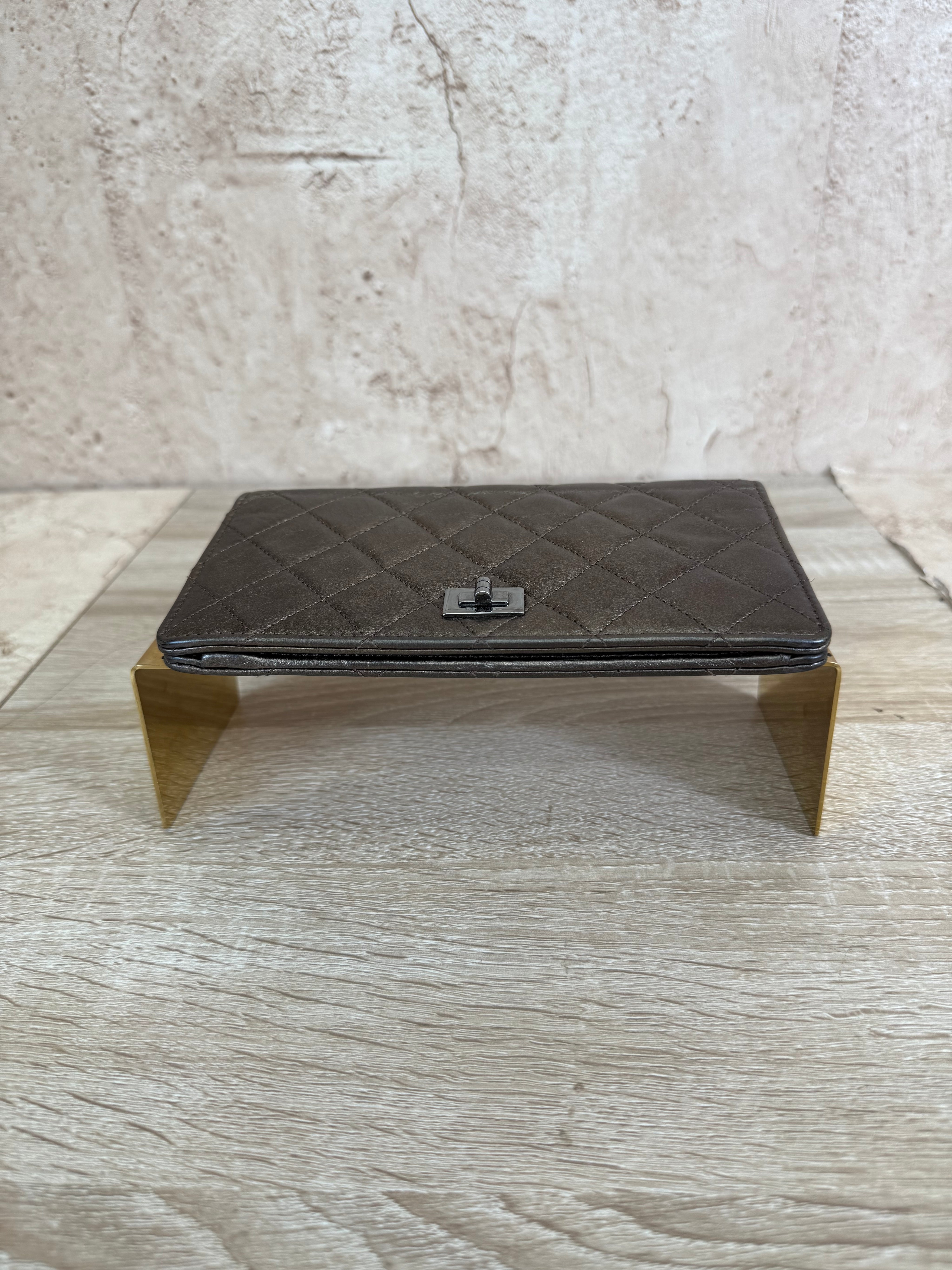 Chanel Bronze Reissue Lambskin Wallet