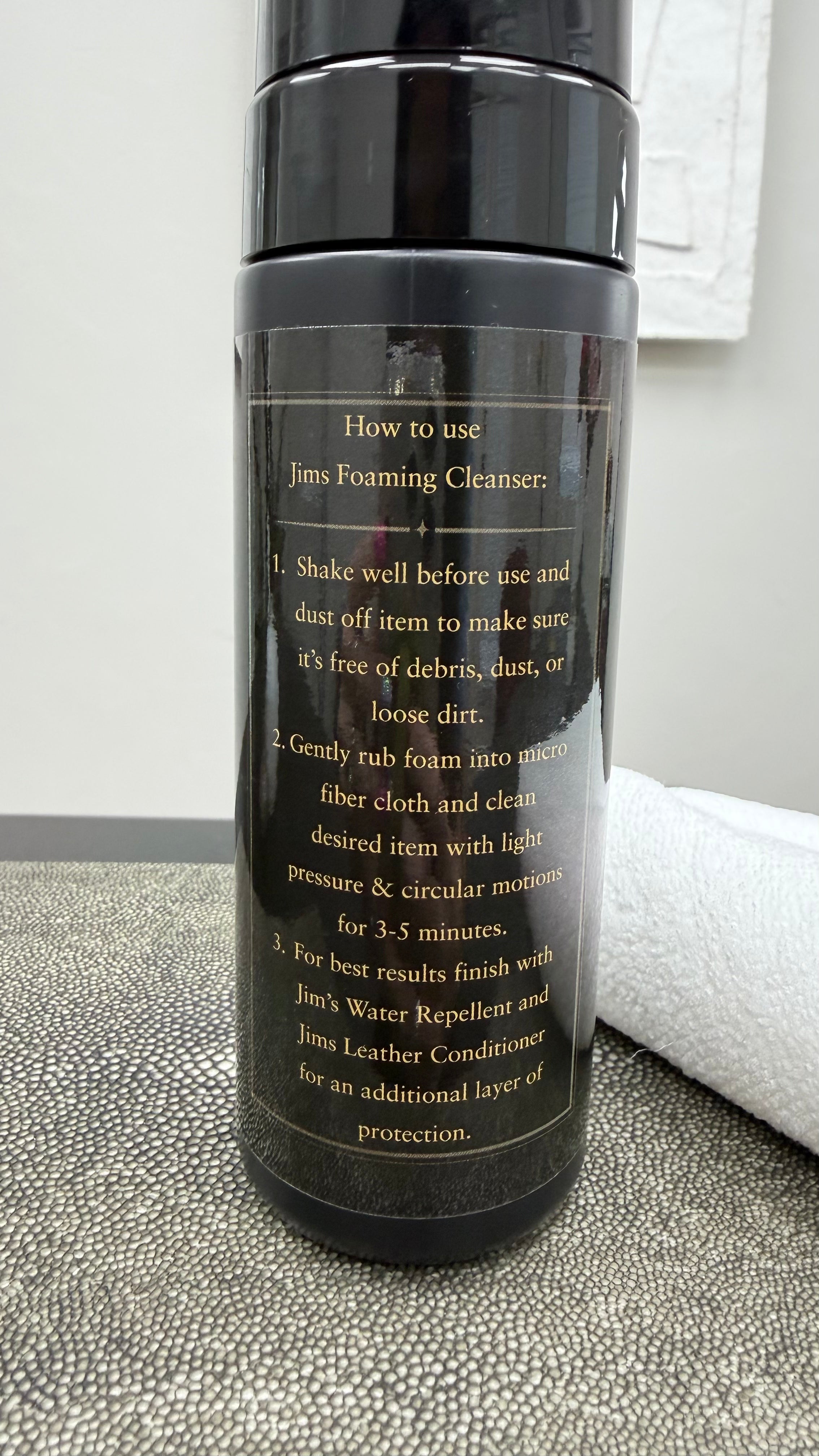 002 Cobbler Concierge x Jim’s Foaming Leather Cleanser