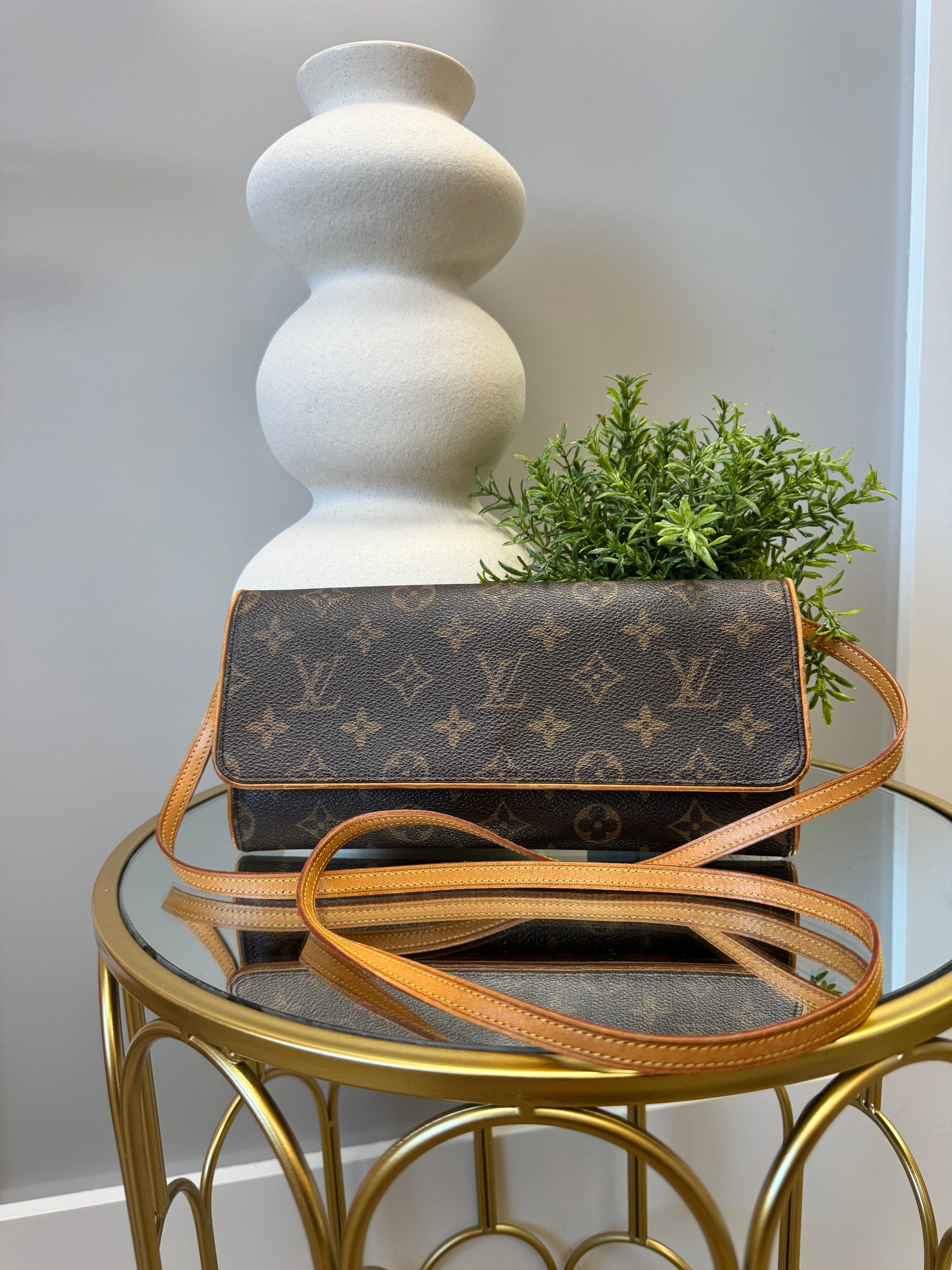 Louis Vuitton Monogram Twin Pochette GM Crossbody Bag