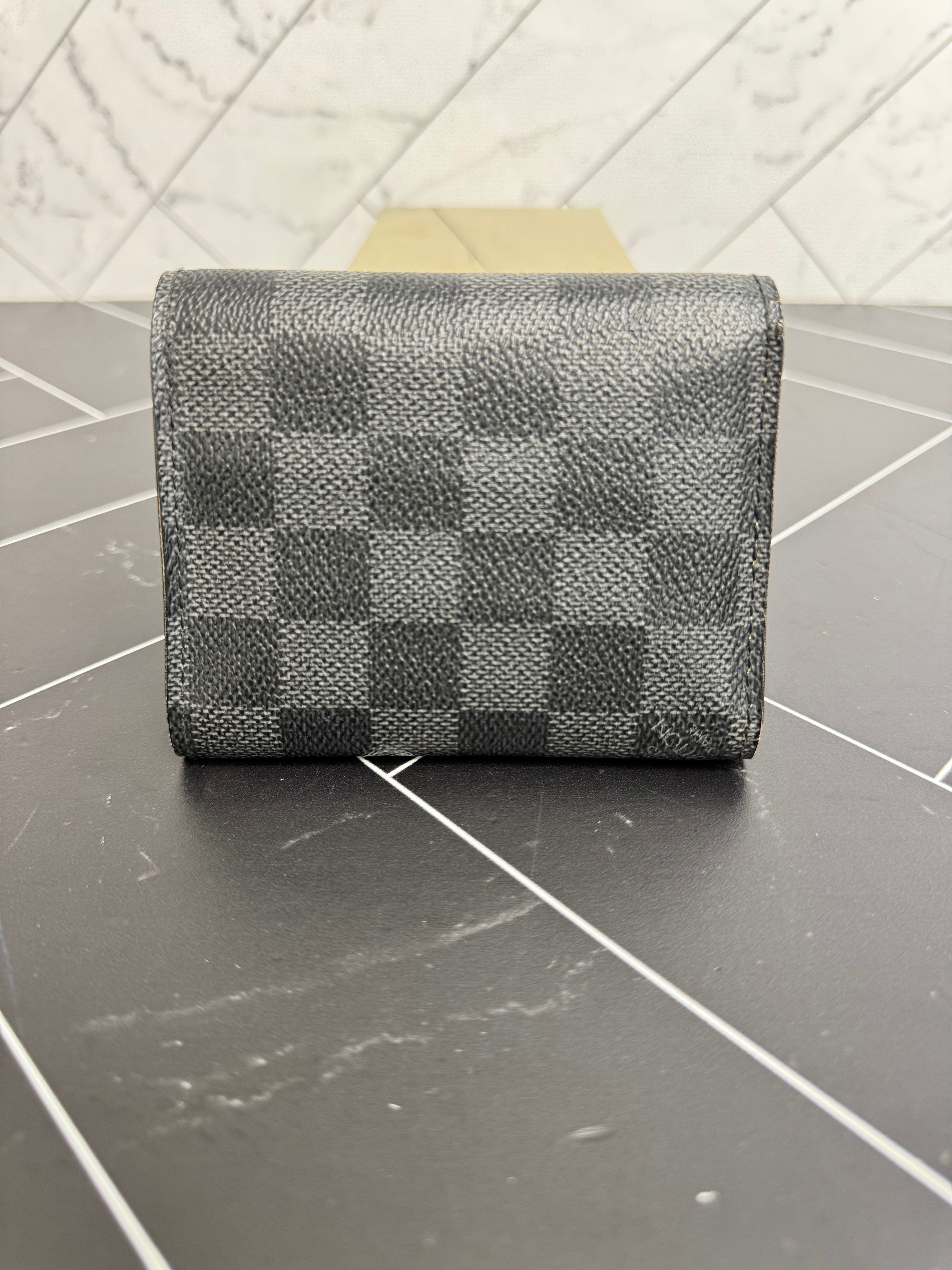 Louis Vuitton Damier Graphite Trifold Compact Wallet