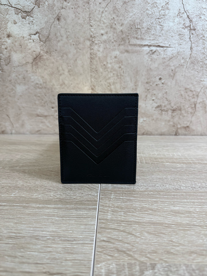BRAND NEW Rick Owens Black Leather Card Holder