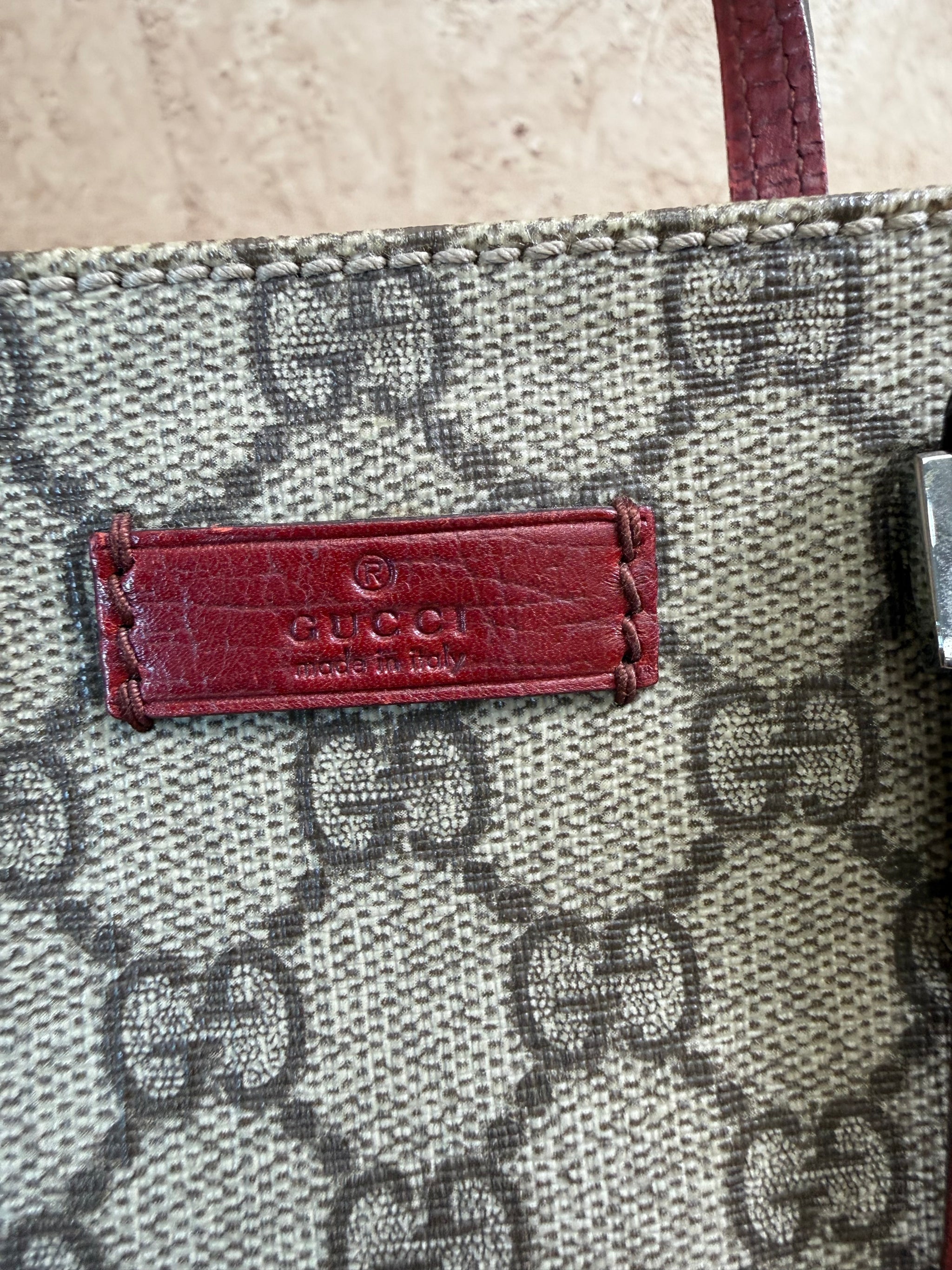 Gucci GG Supreme Mini Tote Bag