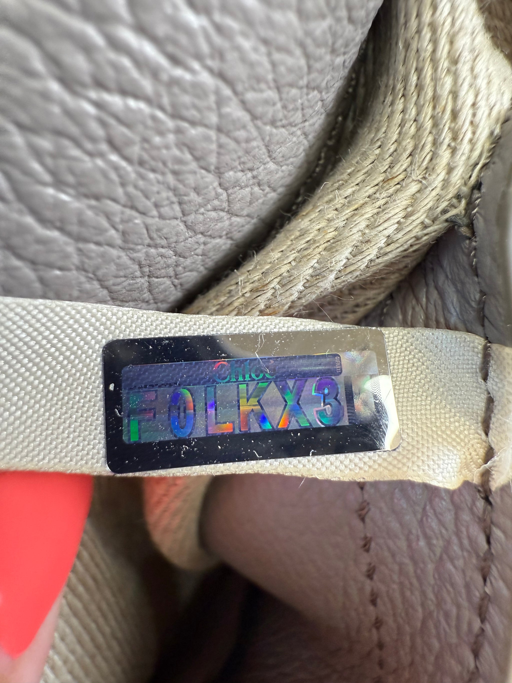 Chloe Grey Calfskin Marcie Crossbody