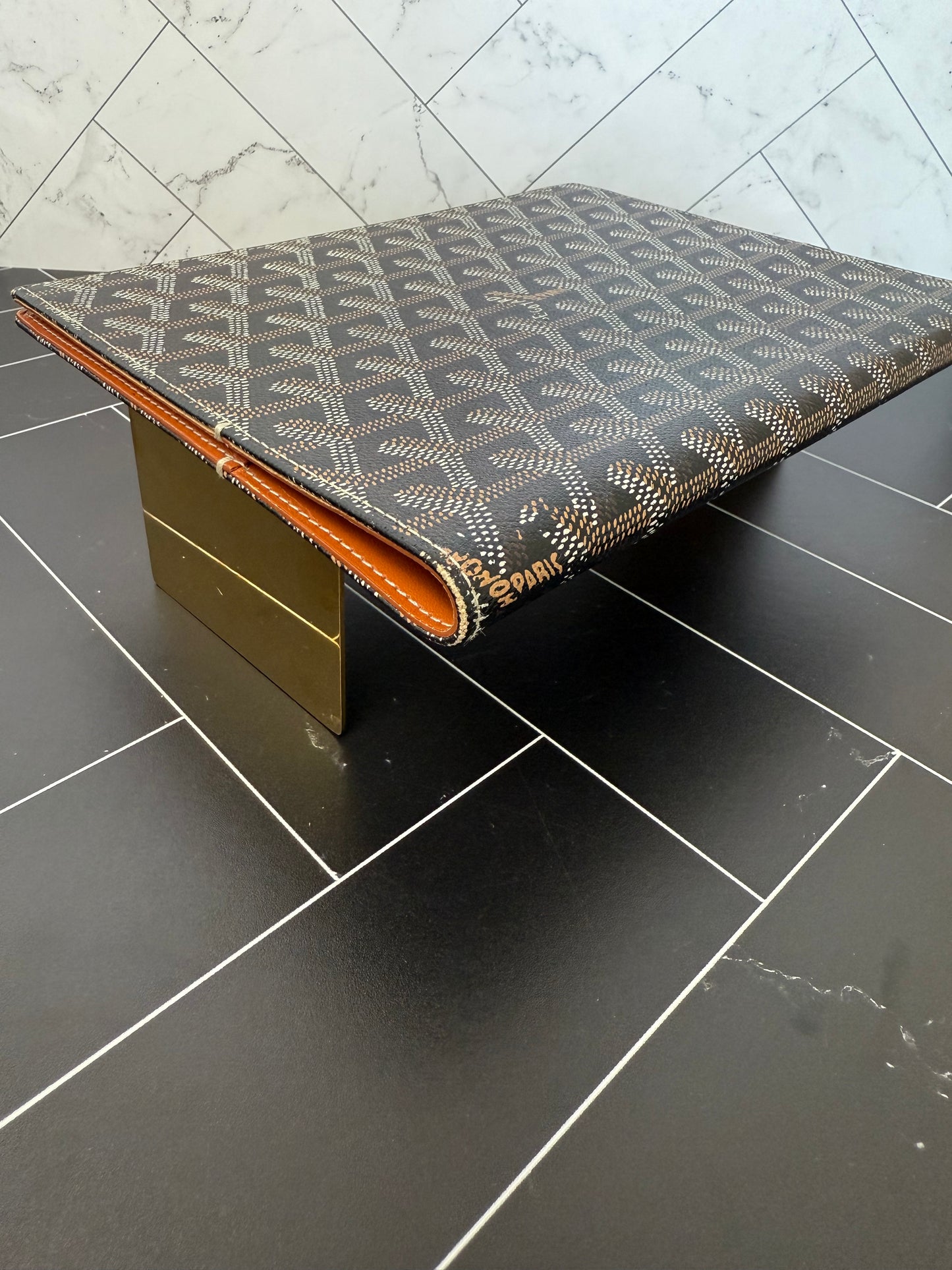 Goyard Black & Brown Castiglione Planner Cover