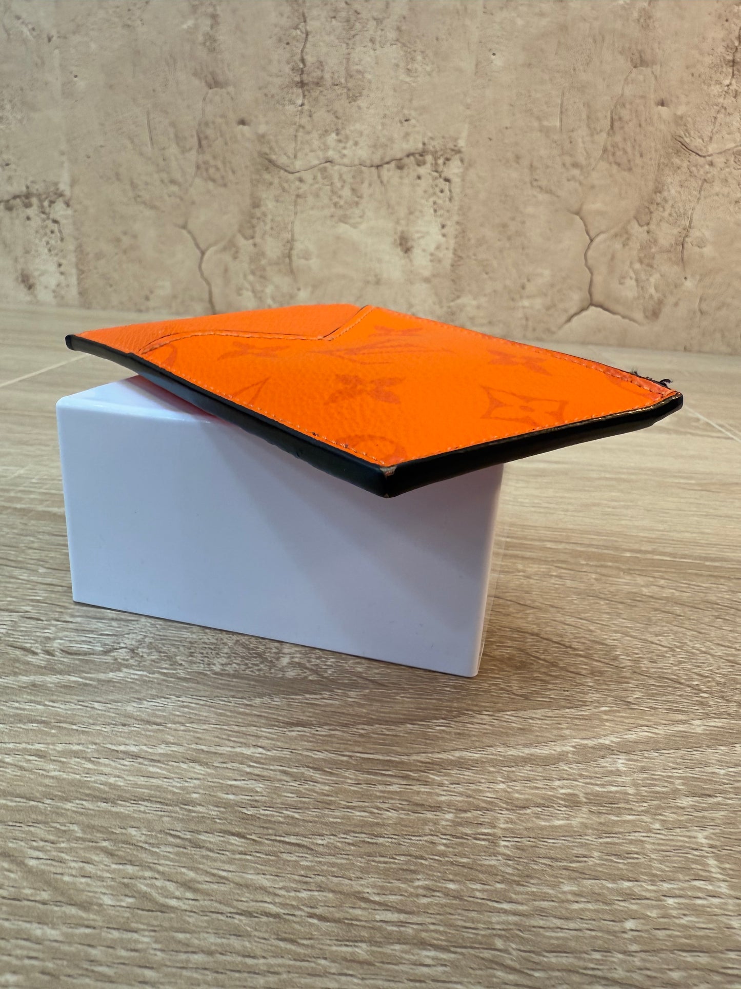 Louis Vuitton Orange Taigarama Coin Card Holder