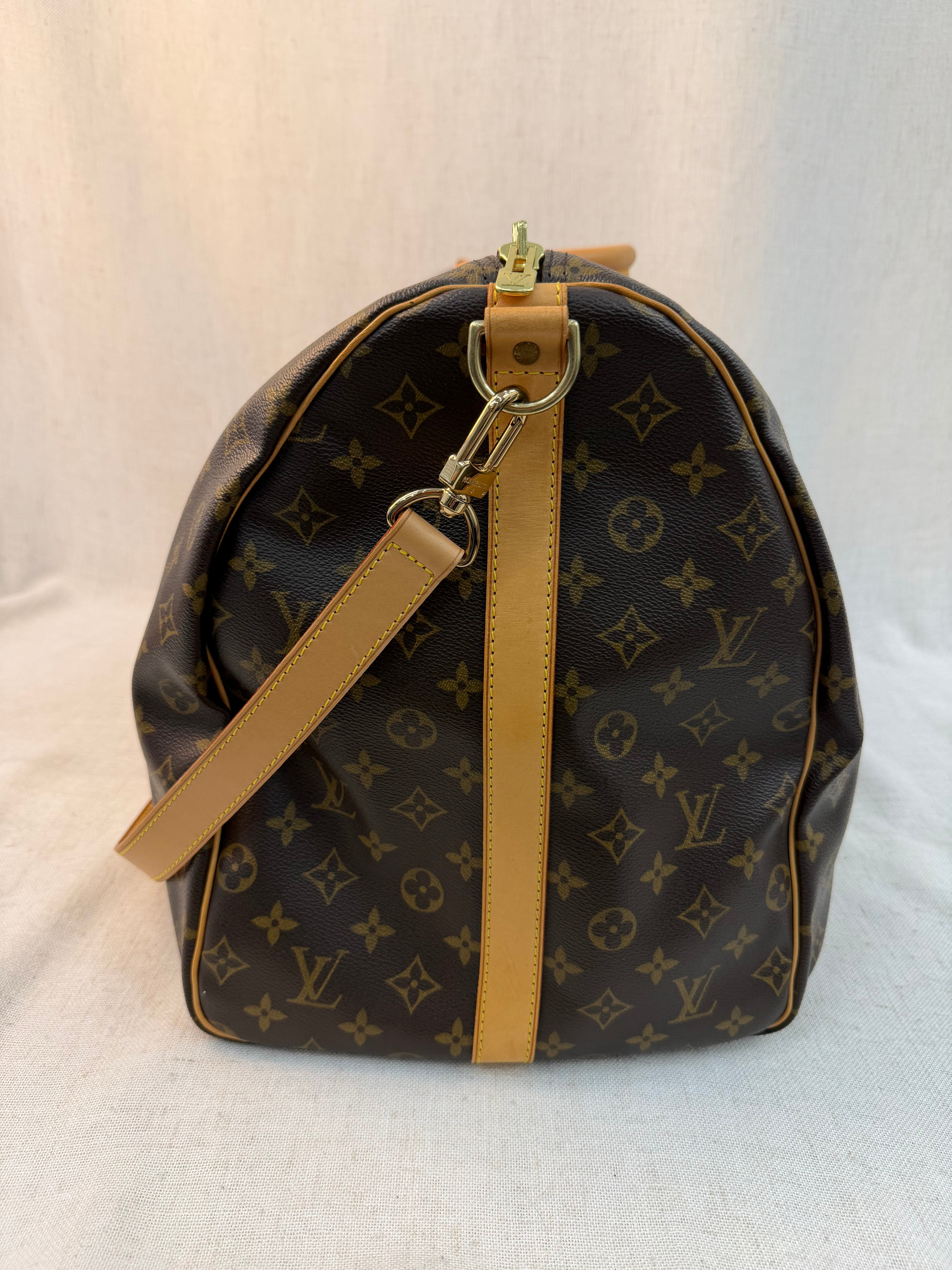 Louis Vuitton Monogram Keepall Bandouliere 60