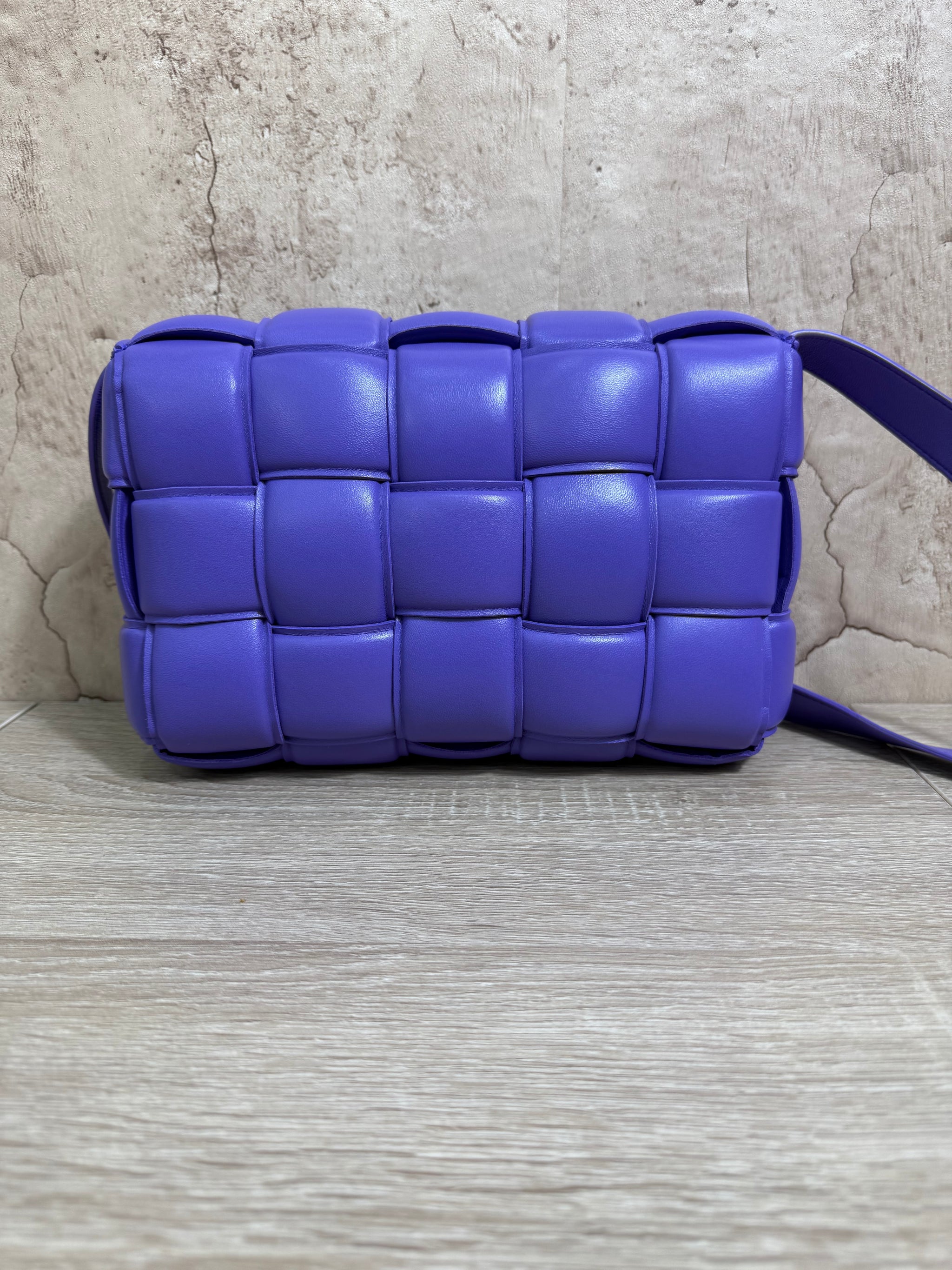 LIKE NEW- Bottega Veneta Purple Cassette Crossbody