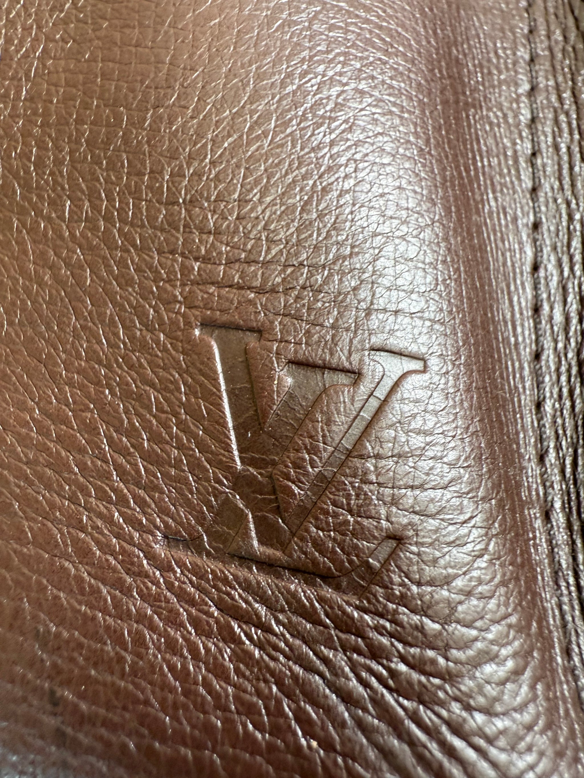 Louis Vuitton Brown Leather Utah Mohican Tote Bag
