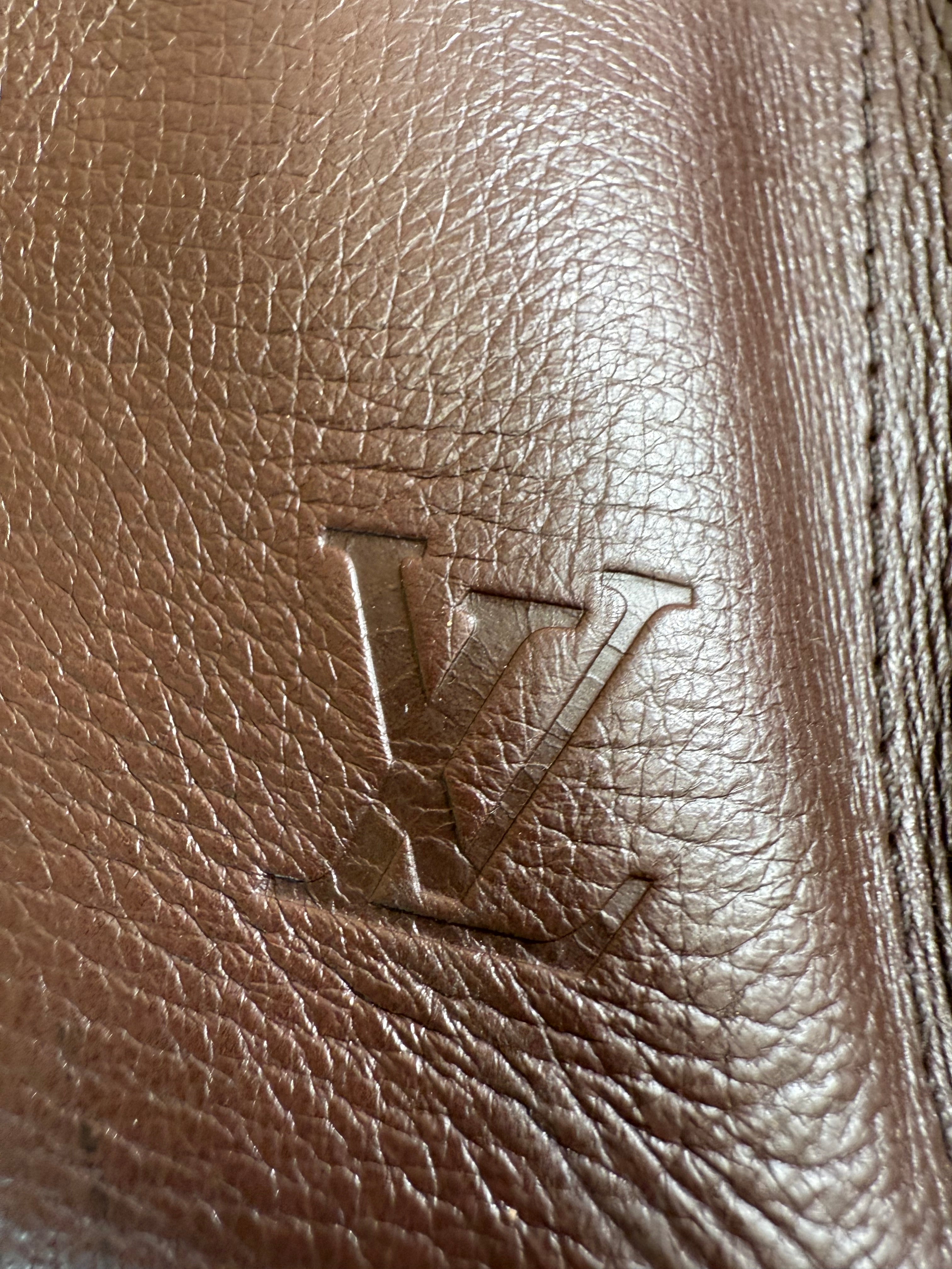 Louis Vuitton Brown Leather Utah Mohican Tote Bag