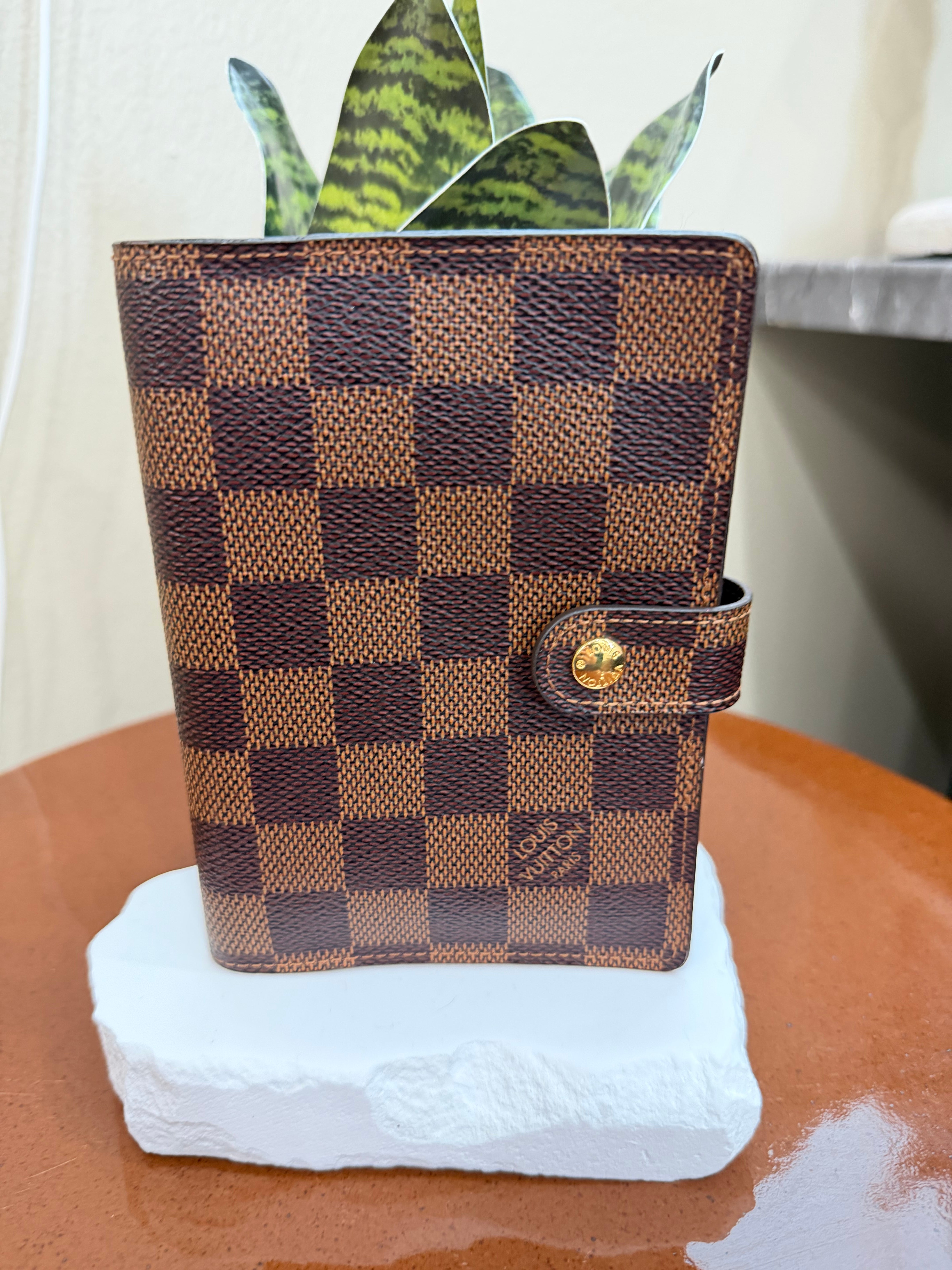 Louis Vuitton Damier Ebene Passport Agenda PM