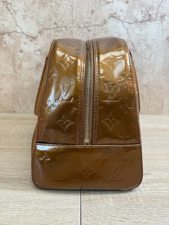 Louis Vuitton Bronze Vernis Tompkins Bag
