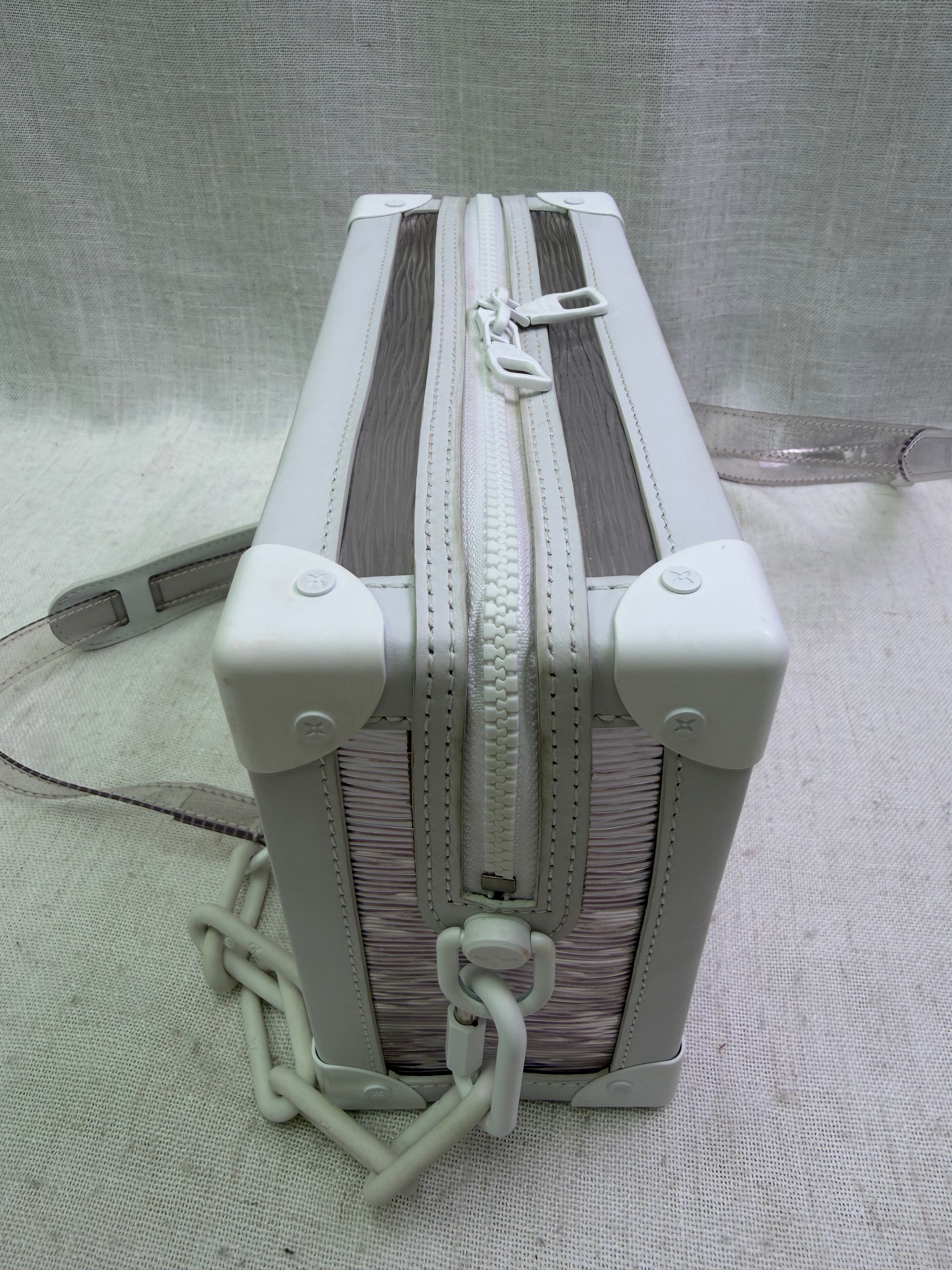 Louis Vuitton White PVC Epi Plage Soft Trunk