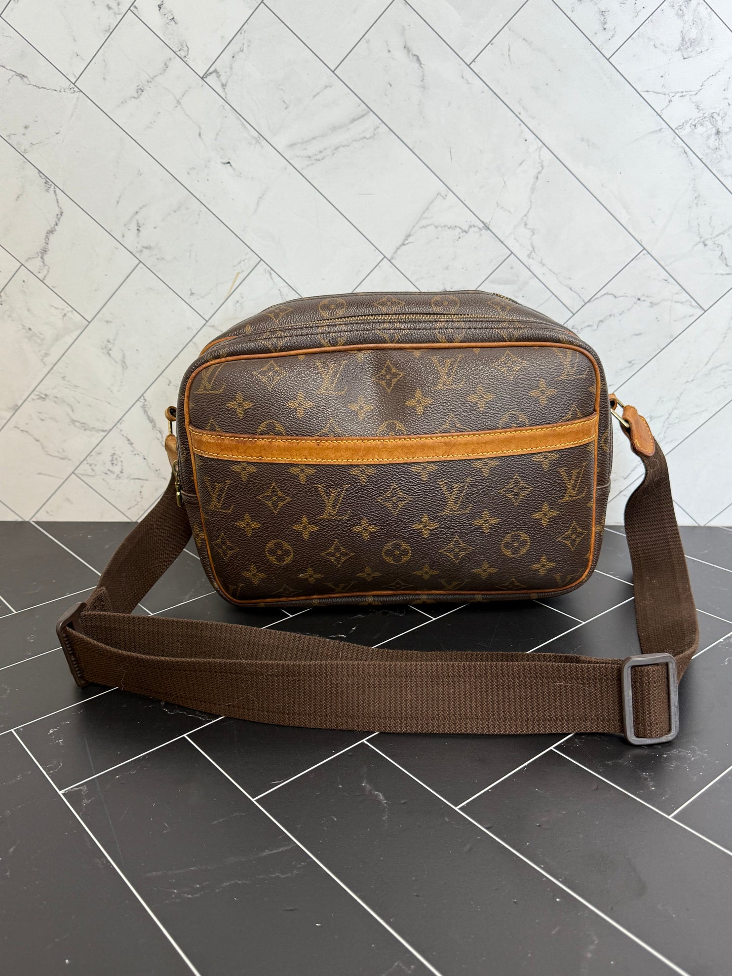 Louis Vuitton Monogram Reporter Crossbody Bag