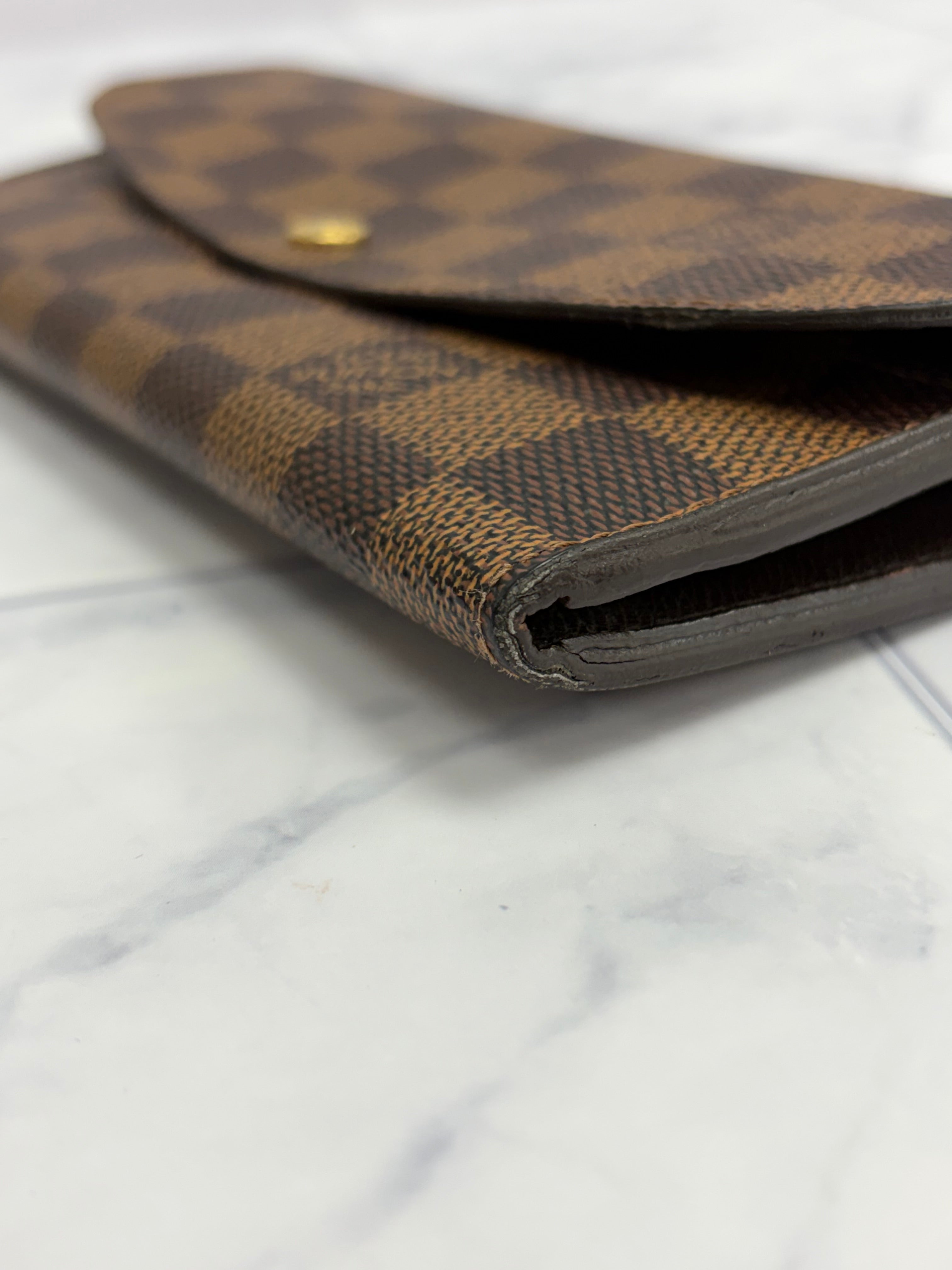 Louis Vuitton Damier Ebene Emilie Wallet