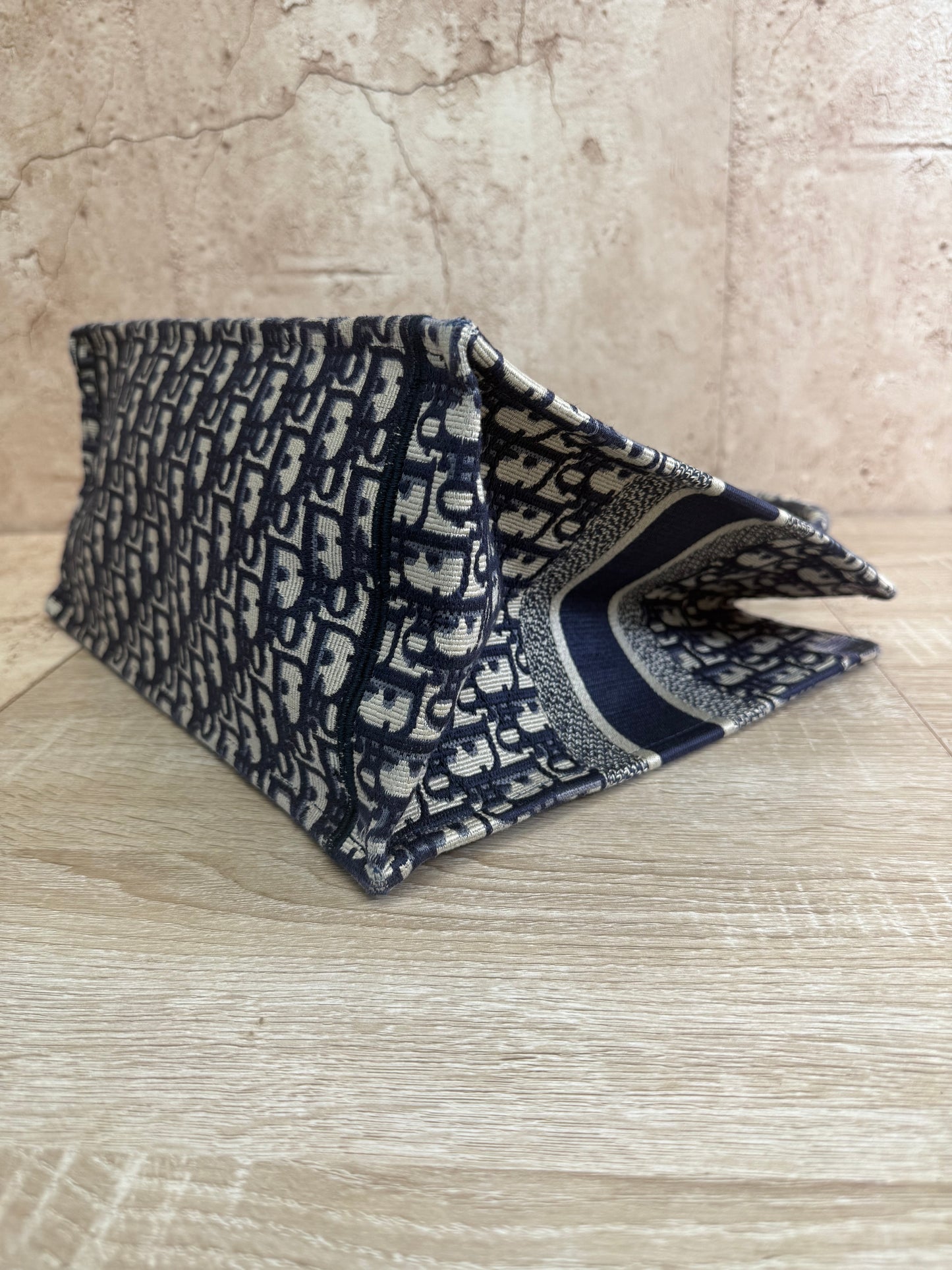 Christian Dior Navy Medium Book Tote