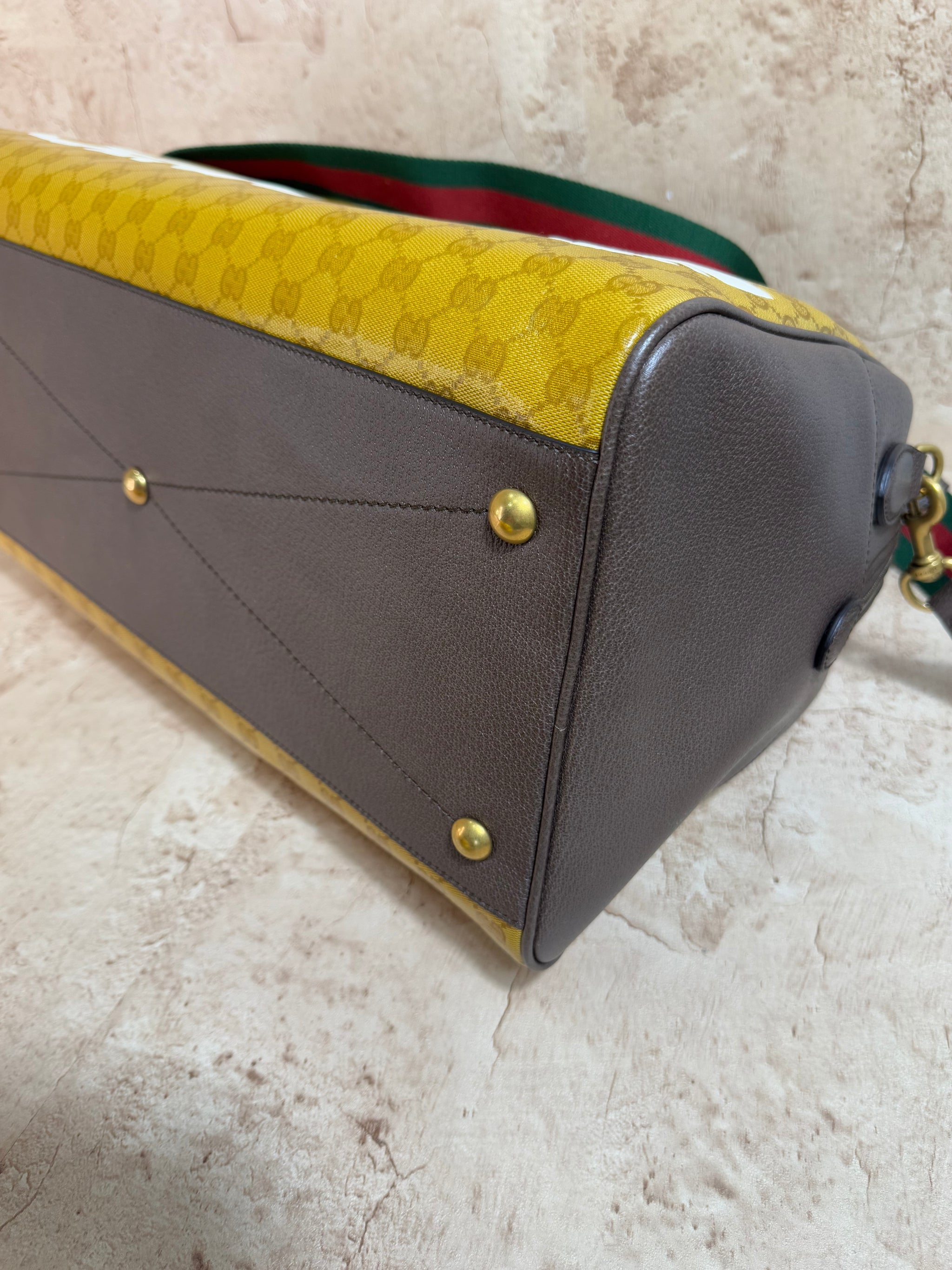 BRAND NEW- Gucci x Adidas Coated Canvas Duffle Bag