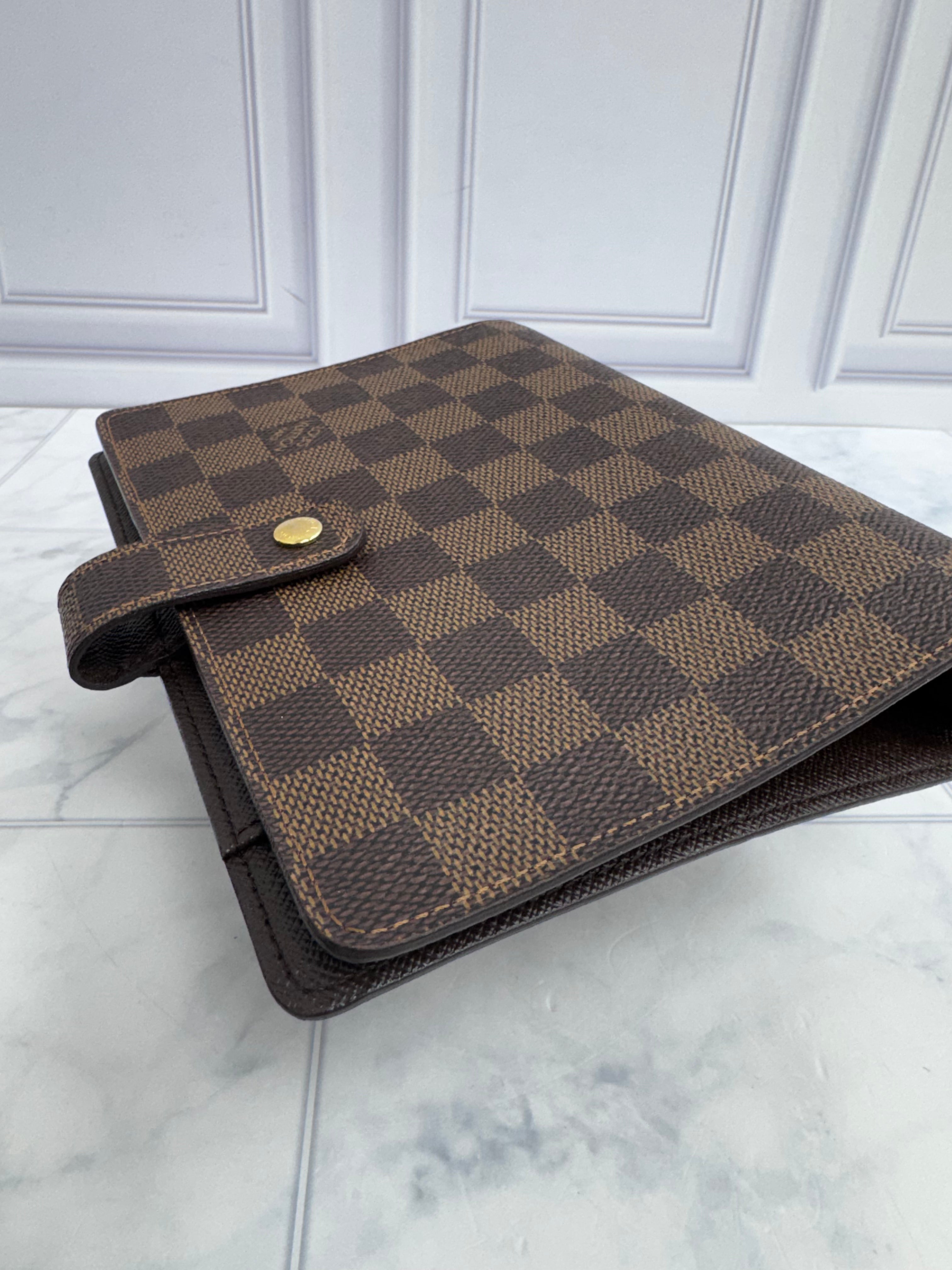 Louis Vuitton Damier Ebene Agenda MM