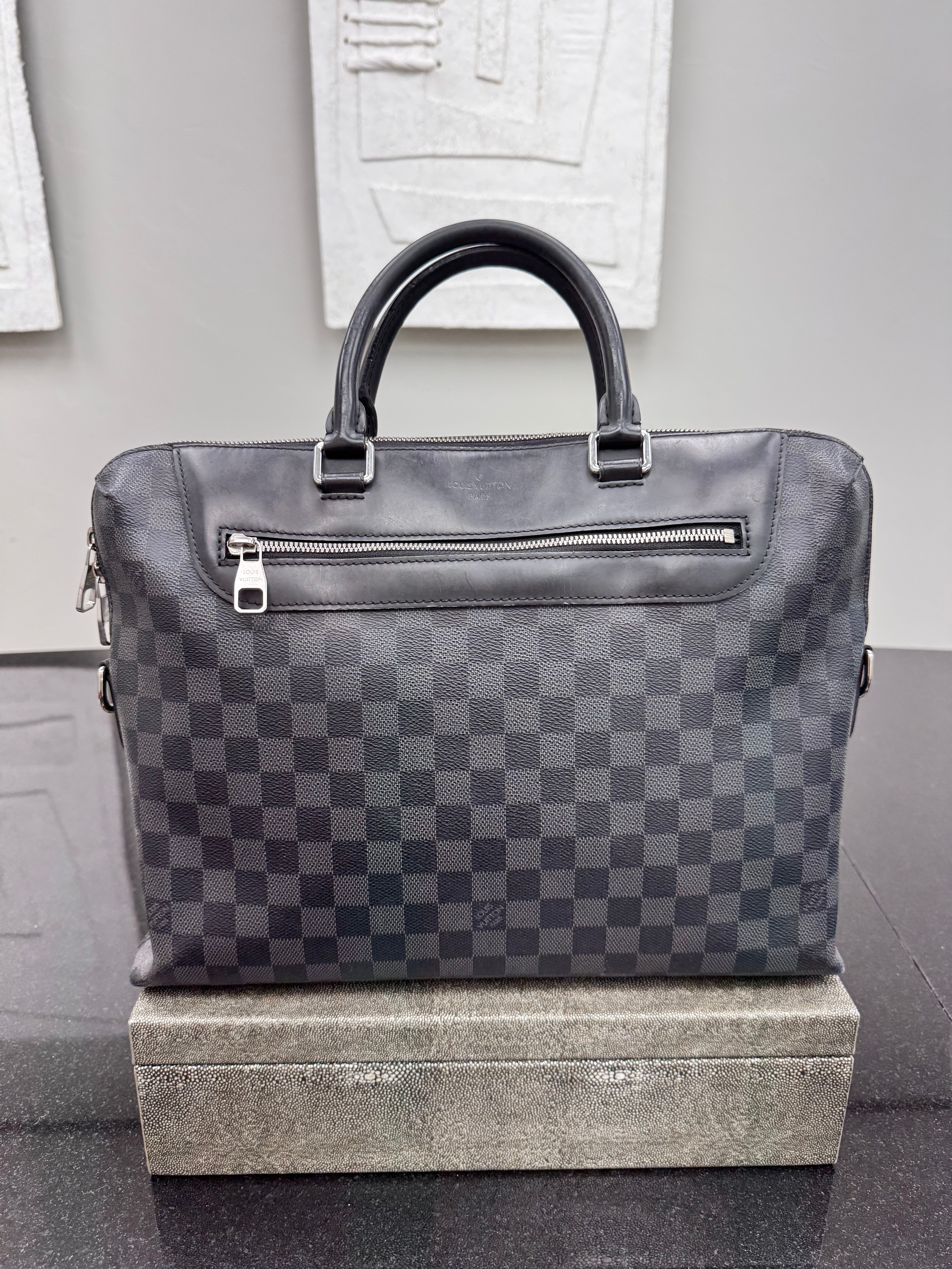 Louis Vuitton Damier Graphite Porte-Documents Voyage Briefcase PM