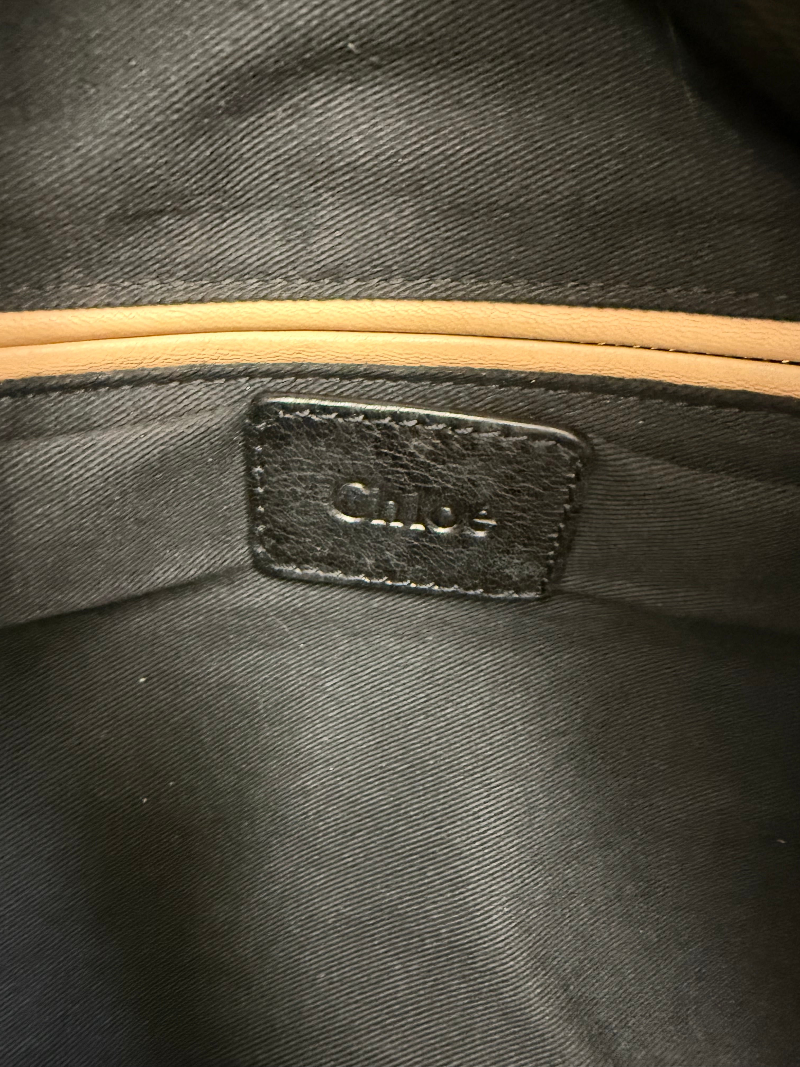 Chloé Black Leather Small Duffle Bag