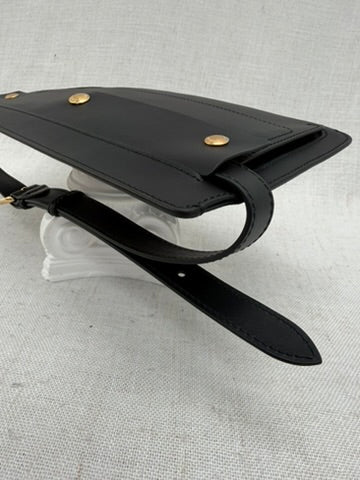 BRAND NEW- Burberry Black Leather Slim Belt Bag