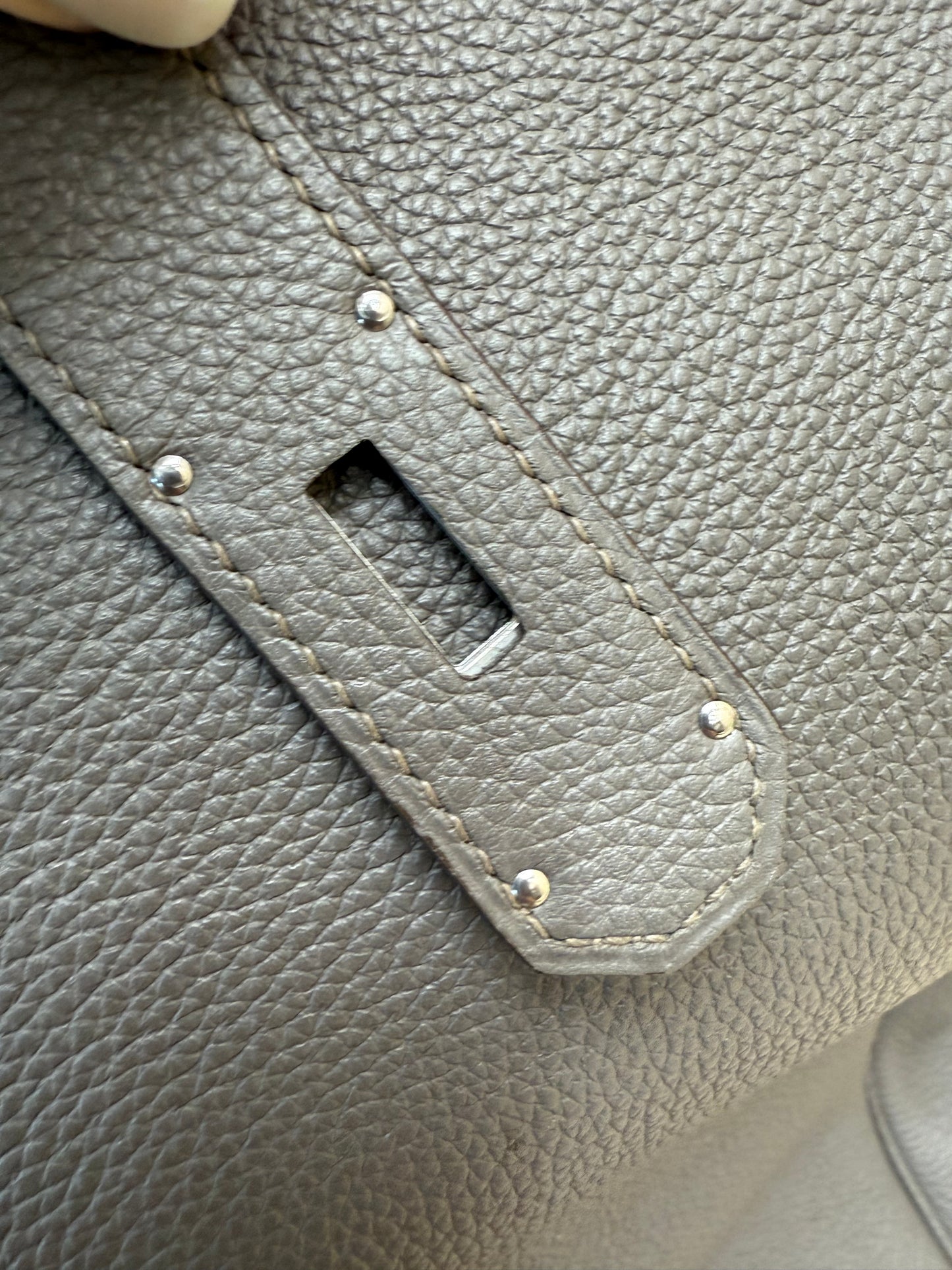 Hermes Noir Togo Birkin 50 With Palladium Hardware