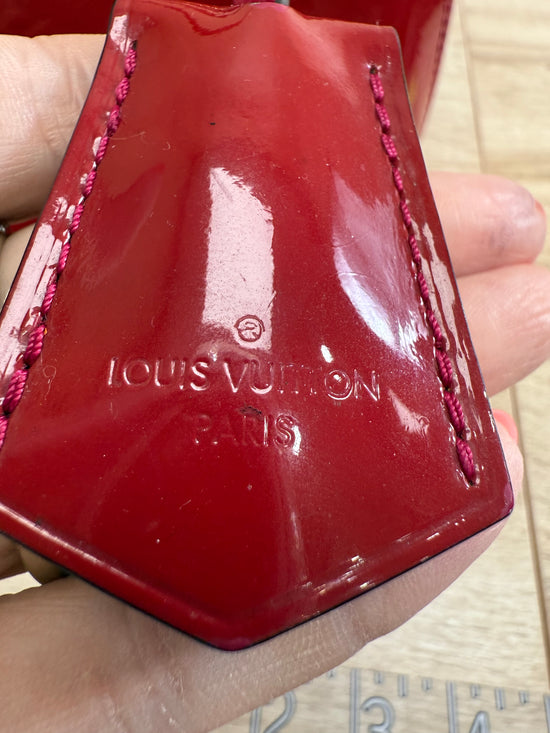 Louis Vuitton Red Vernis Patent Leather Alma BB