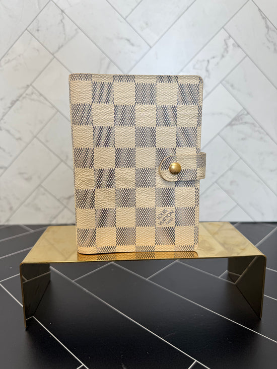 Louis Vuitton Damier Azur Agenda Passport Holder PM