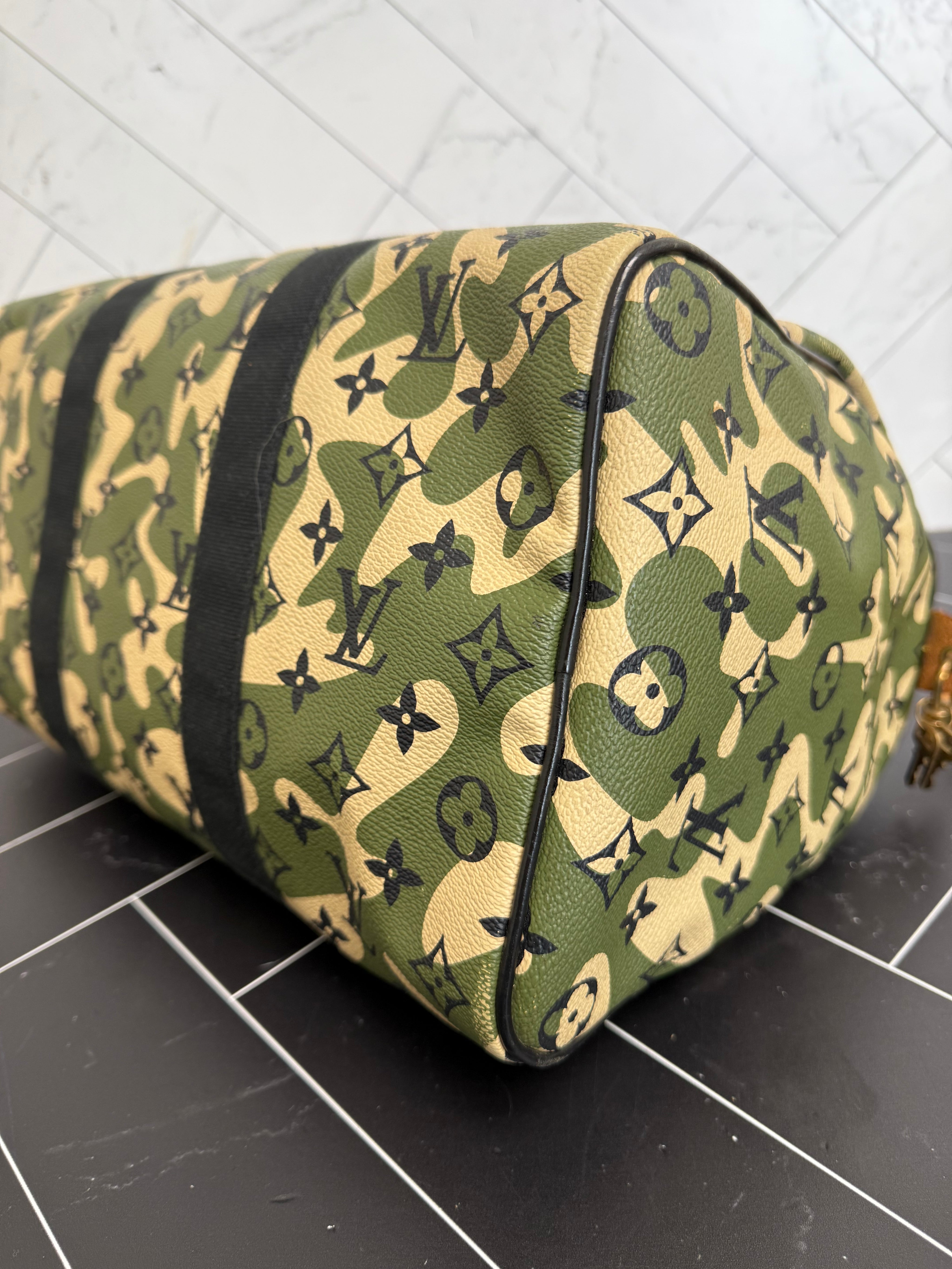 Louis Vuitton Camouflage Monogram Speedy 35