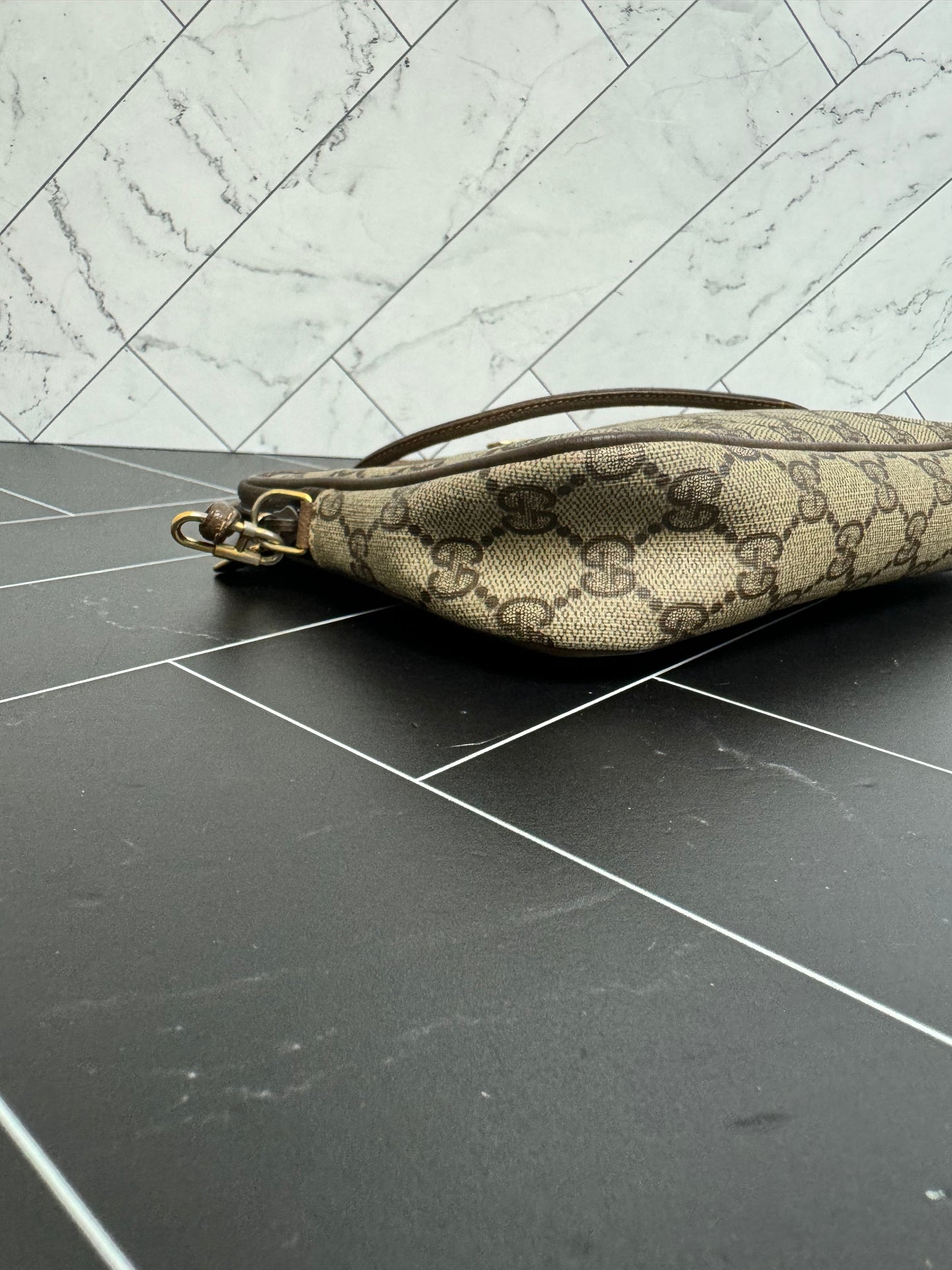 Gucci GG Coated Canvas Crossbody Bag