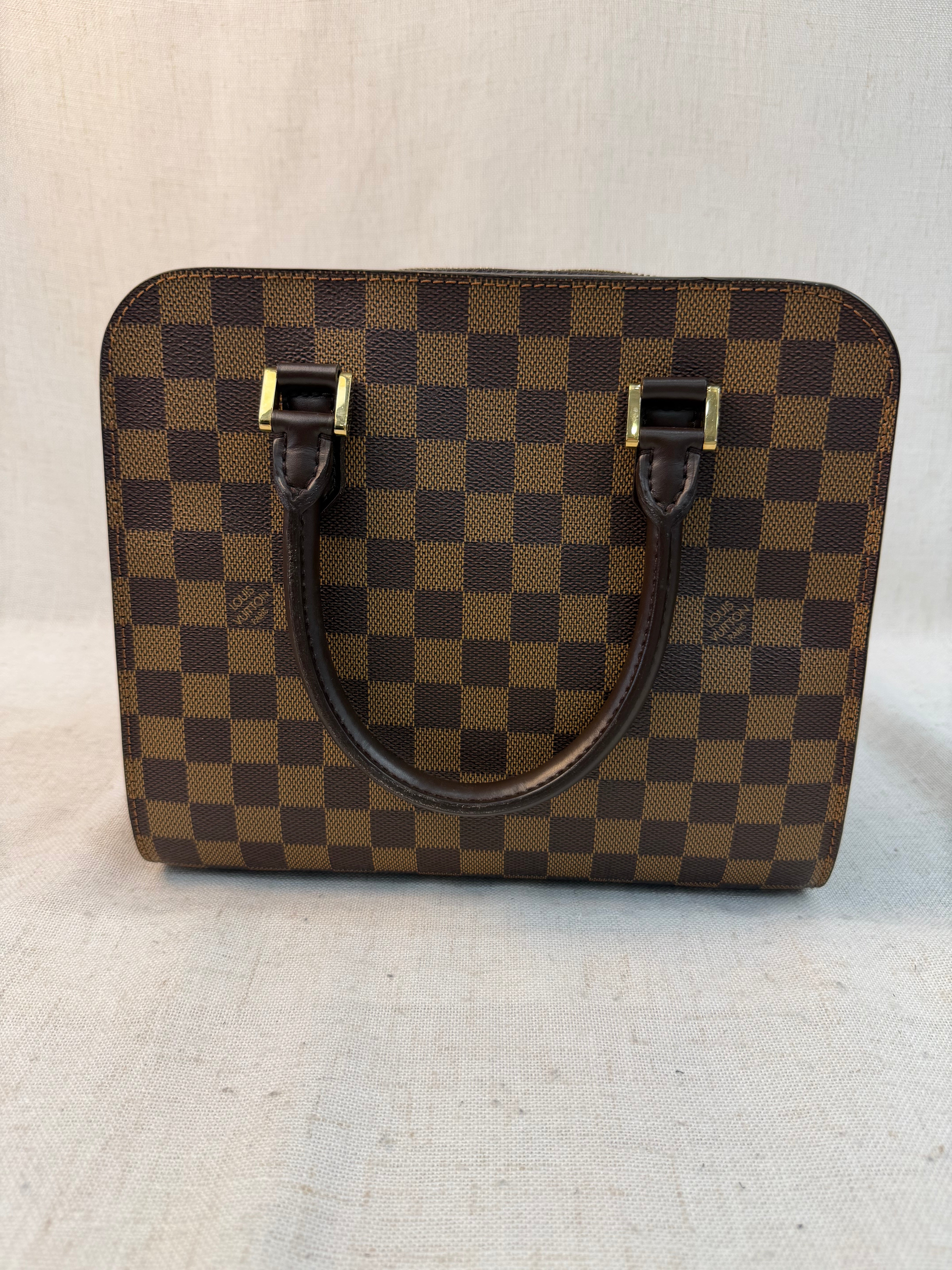 Louis Vuitton Damier Ebene Triana Handbag