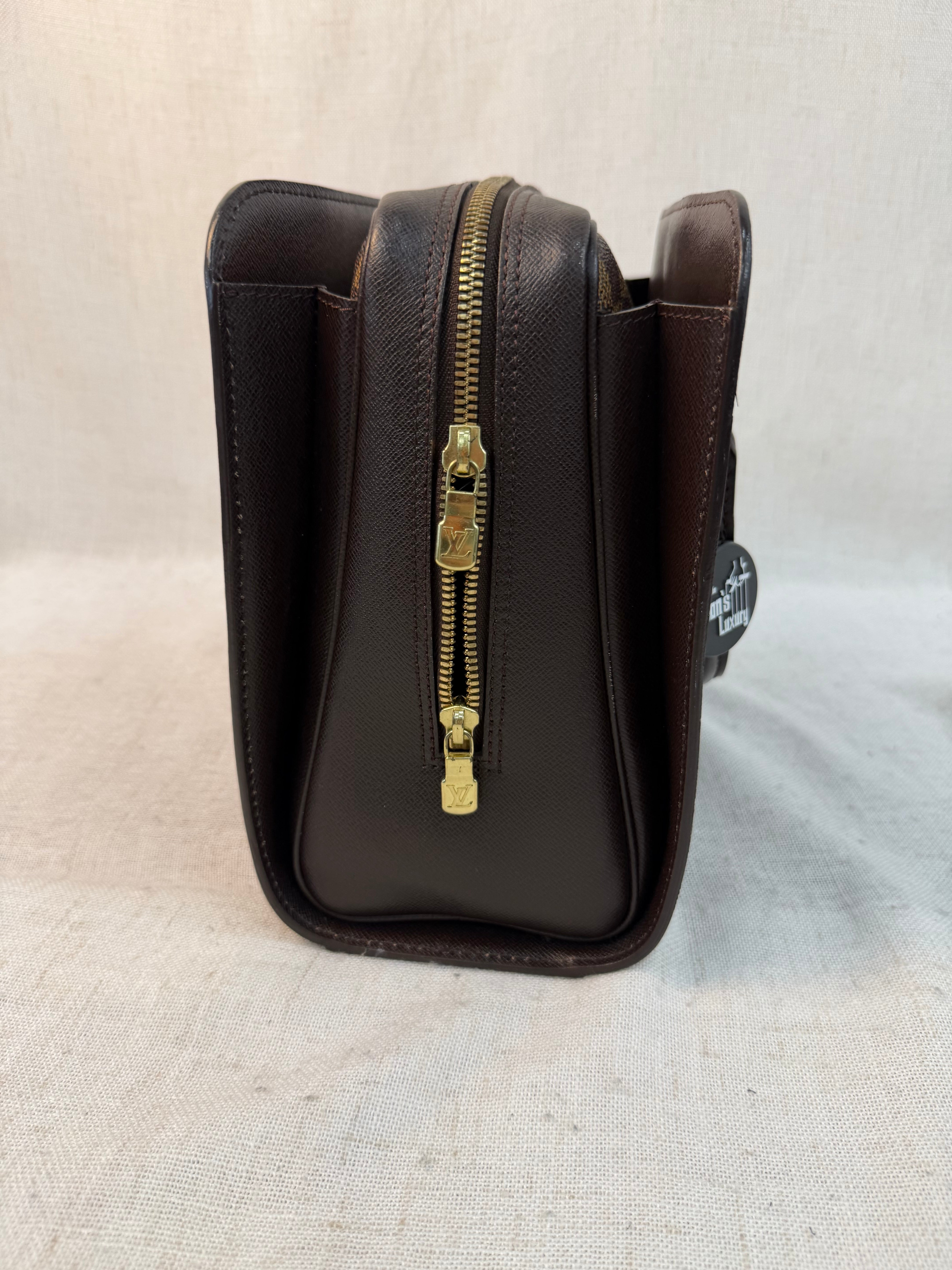 Louis Vuitton Damier Ebene Triana Handbag