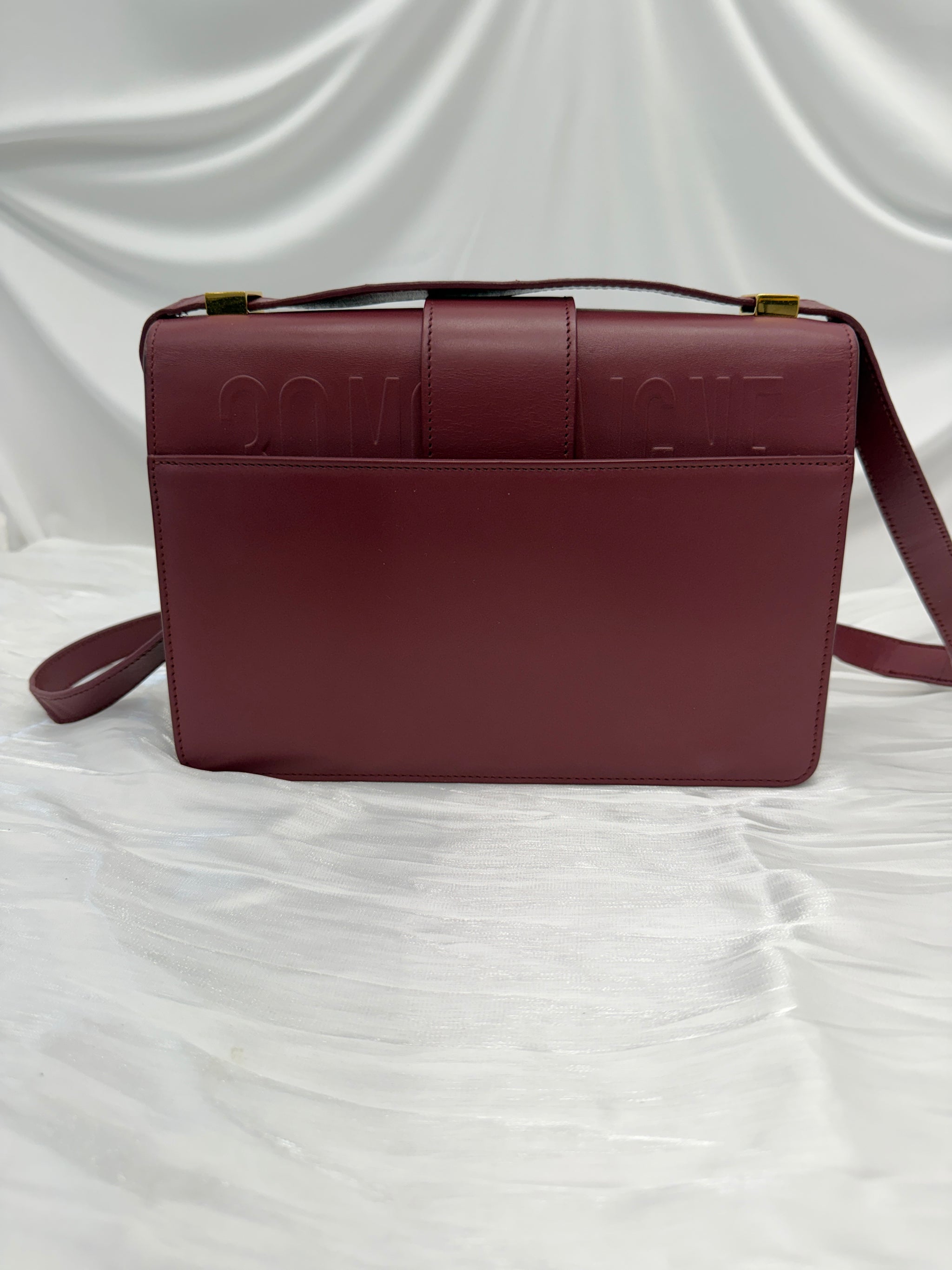 Christian Dior Dark Mauve 30 Montaigne Shoulder Bag