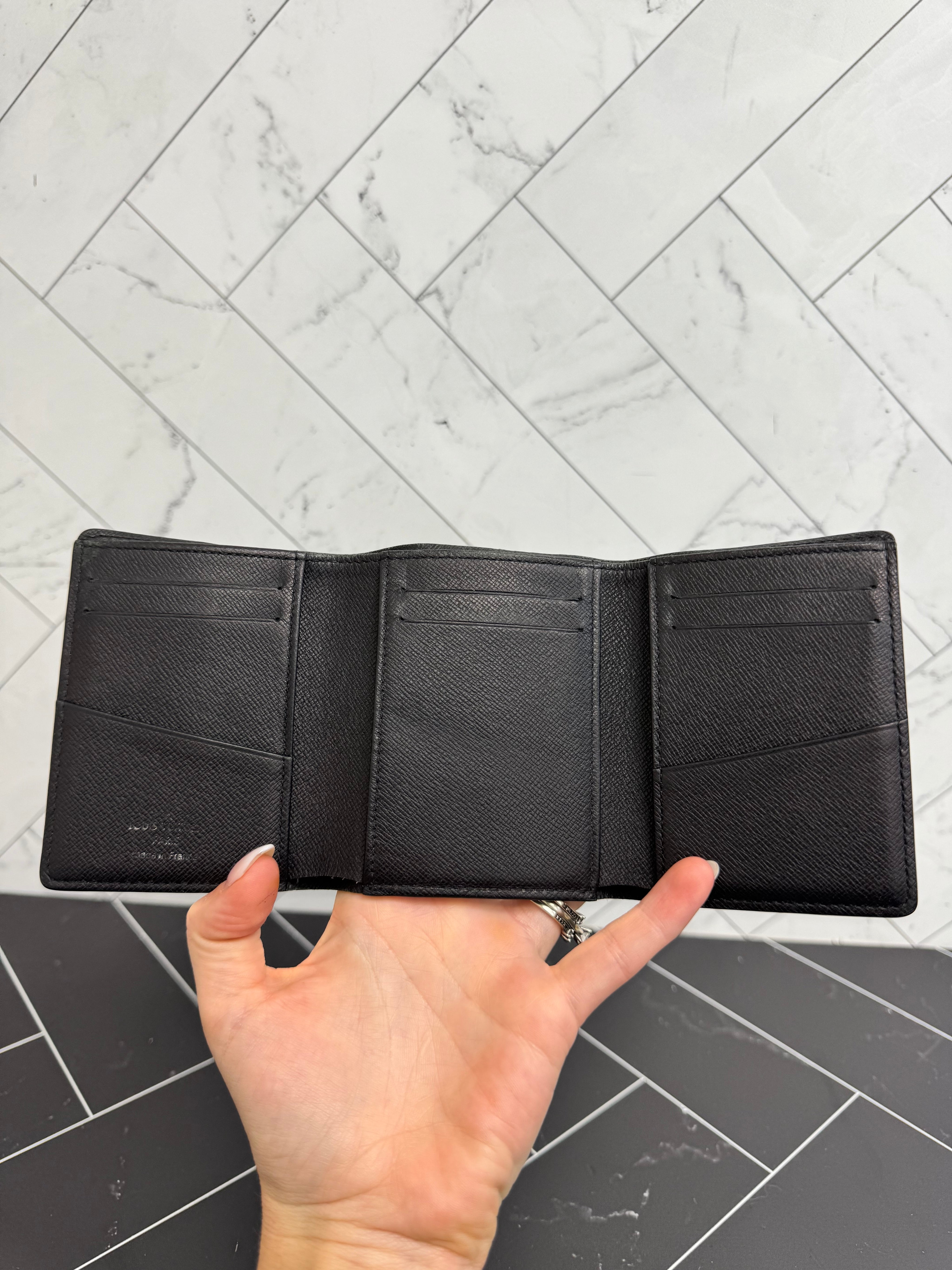 Louis Vuitton Damier Graphite Trifold Compact Wallet