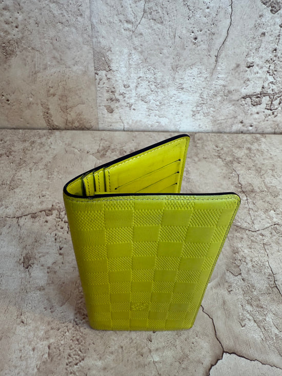 Louis Vuitton Neon Damier Infini Leather Brazzaville Wallet