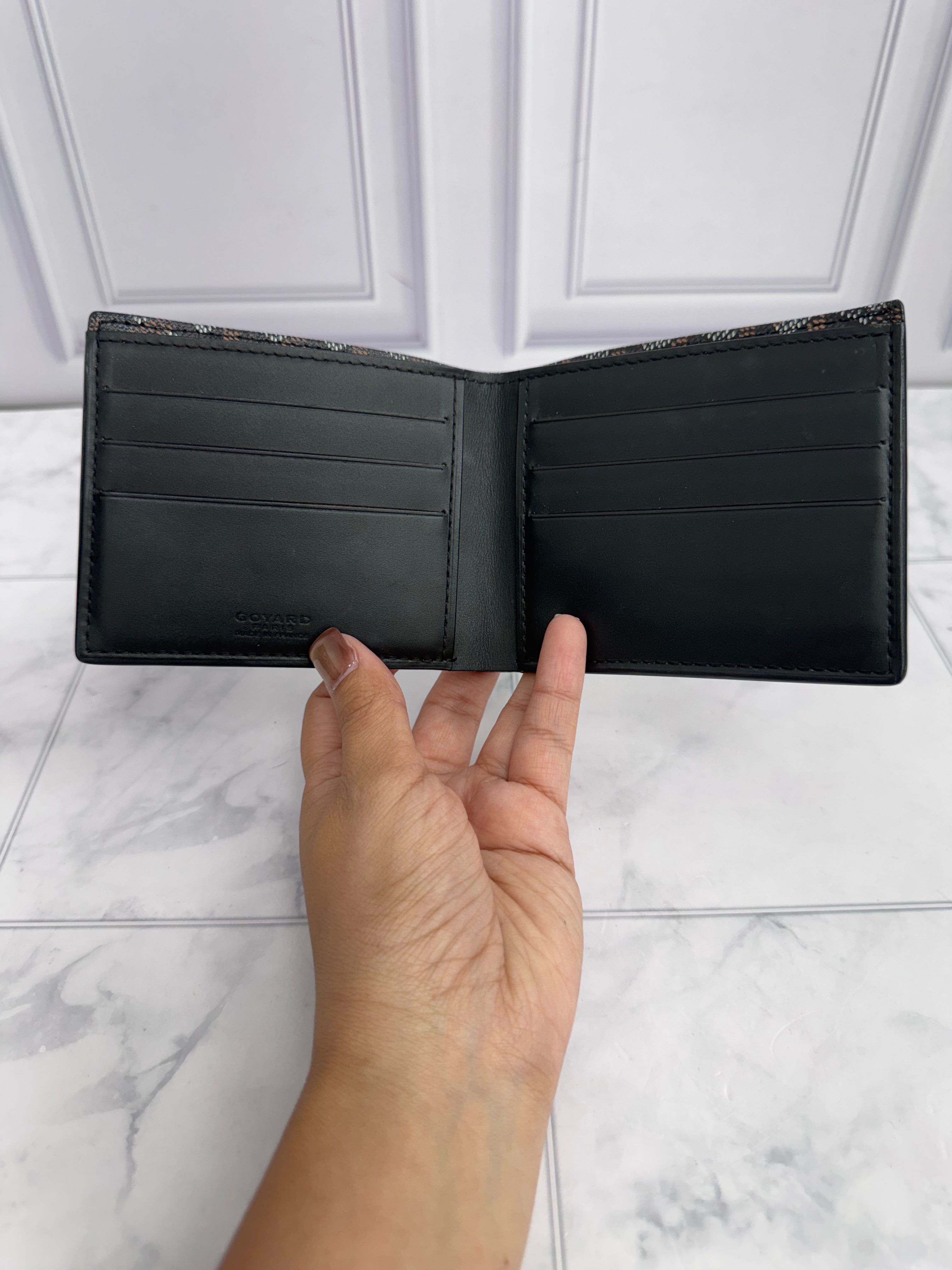Goyard Brown Goyardine Coated Canvas Bifold Wallet