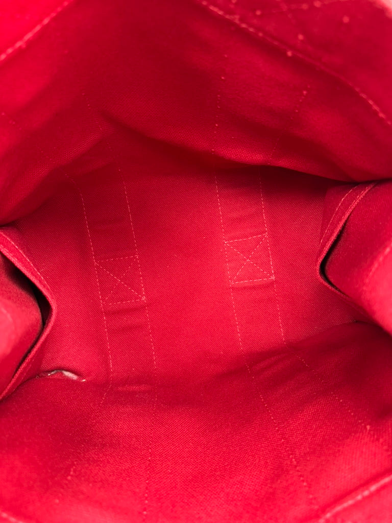 Hermes Red Canvas Bora Bora Tote Bag