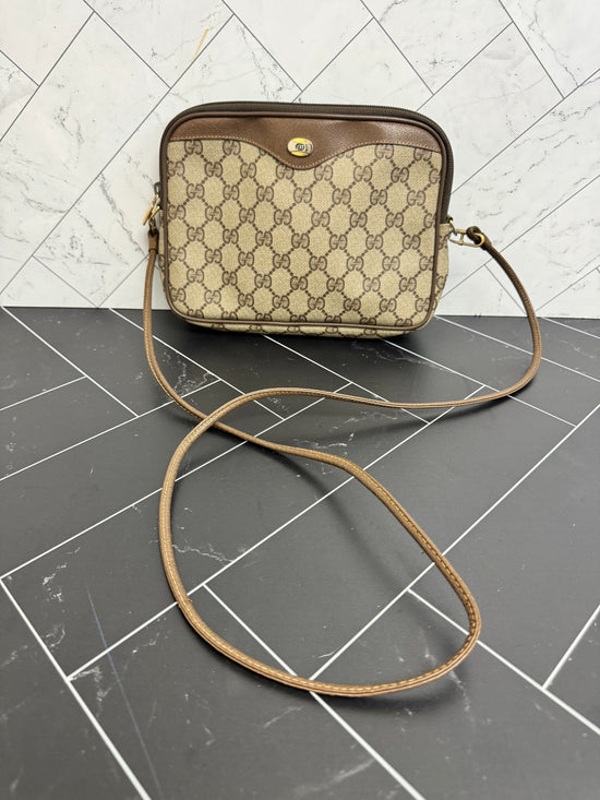 Gucci GG Coated Canvas Crossbody Bag