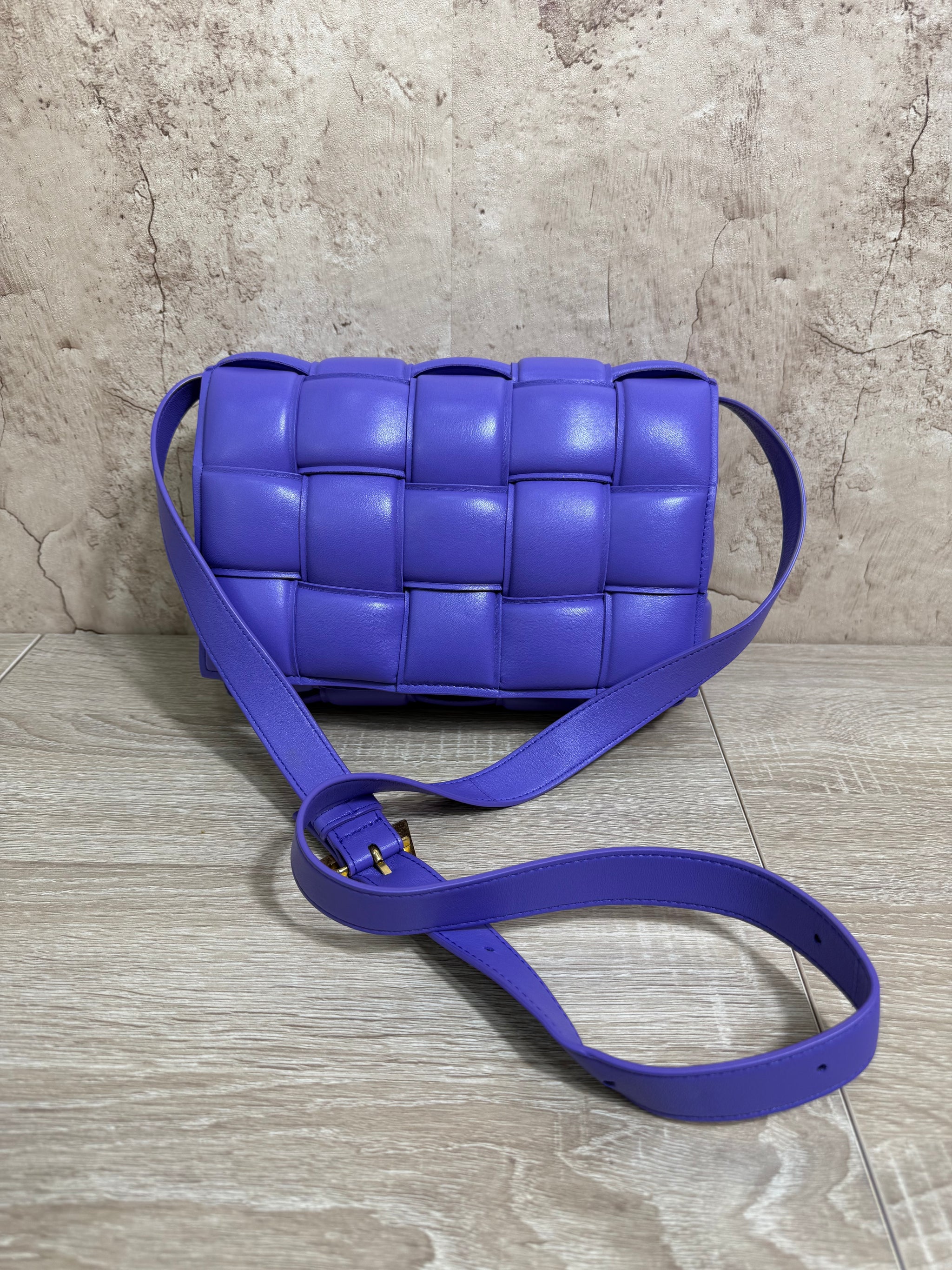 LIKE NEW- Bottega Veneta Purple Cassette Crossbody