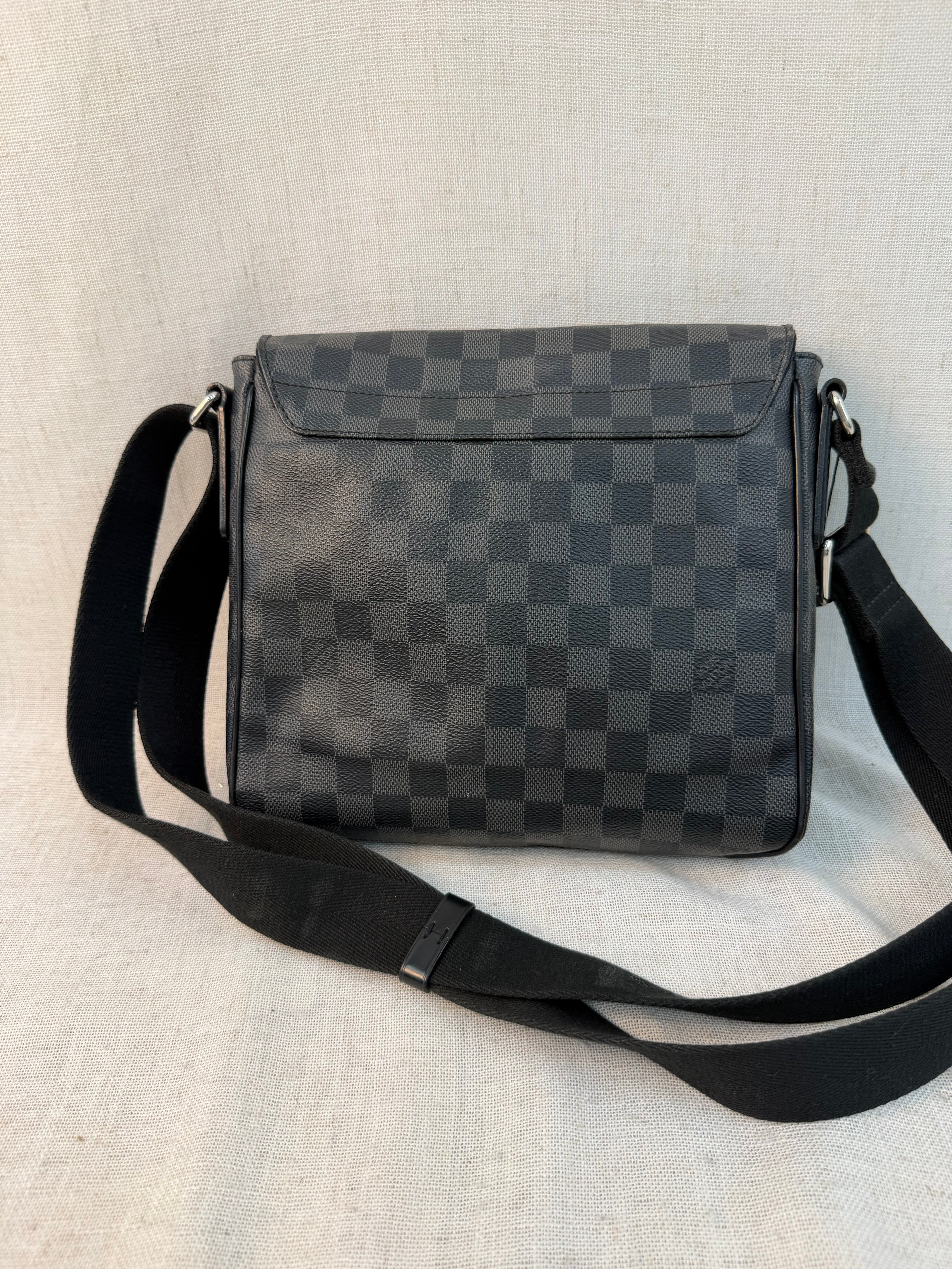 Louis Vuitton Damier Graphite District PM Messenger Bag