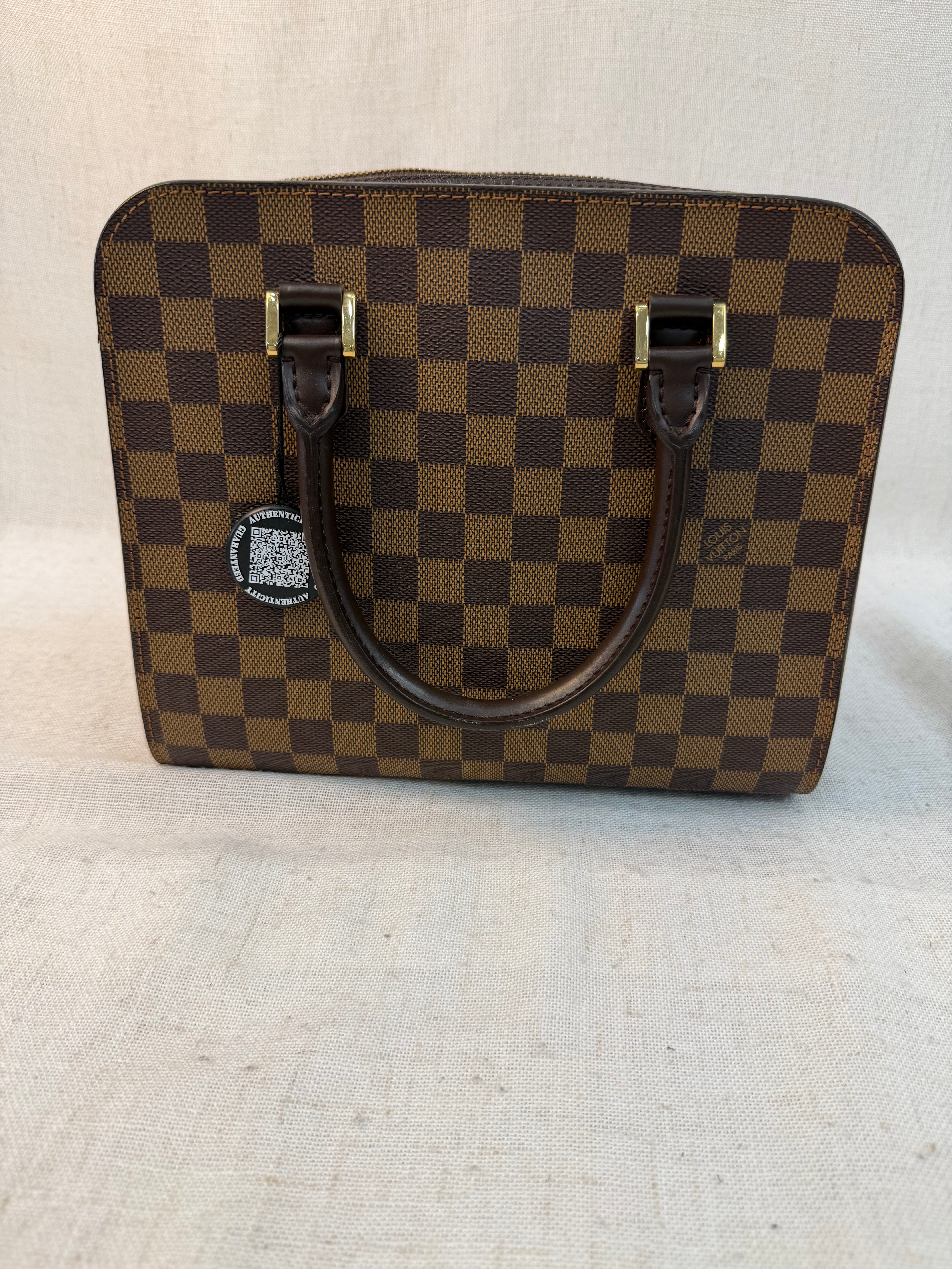 Louis Vuitton Damier Ebene Triana Handbag