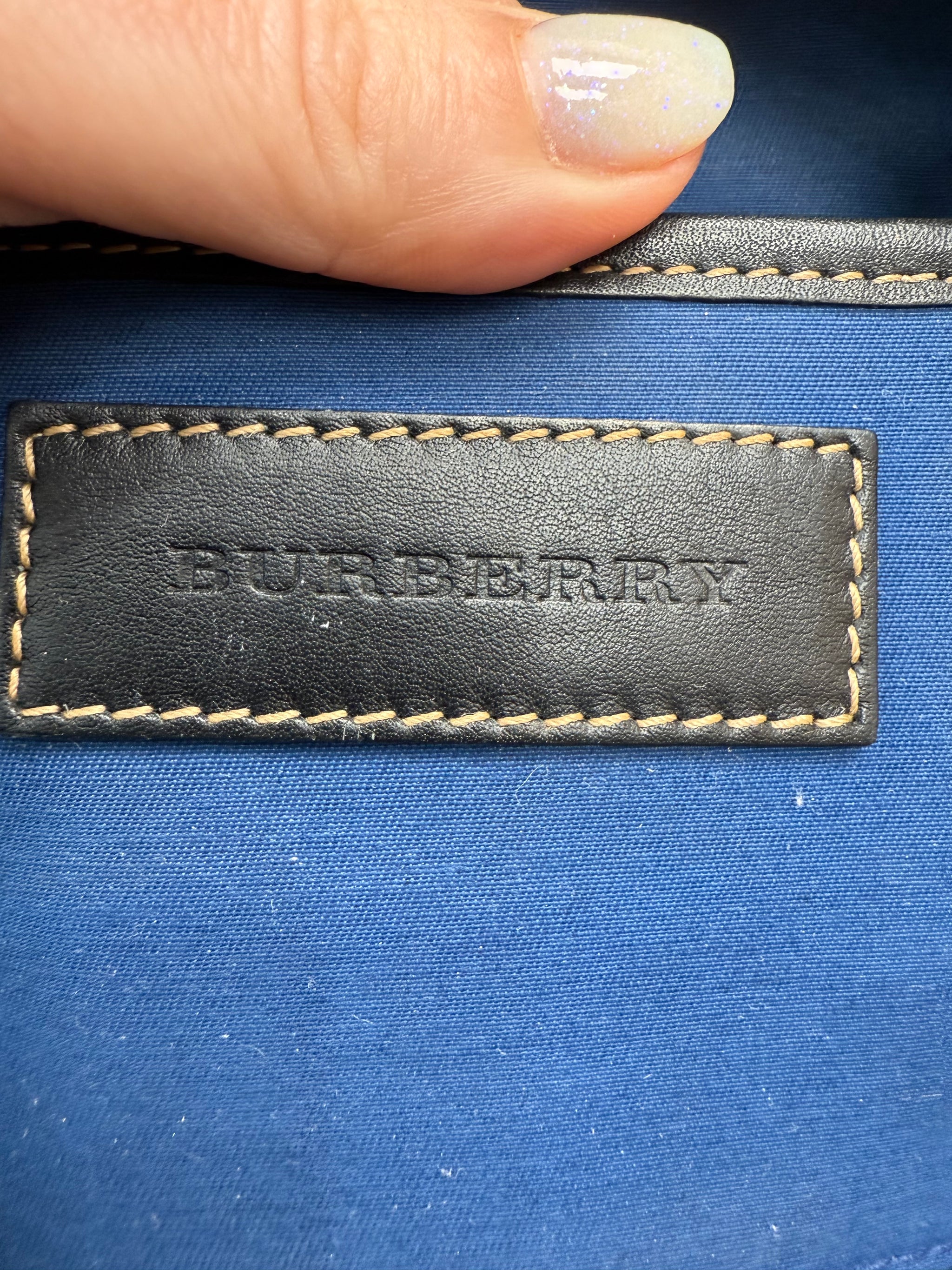 Burberry Tan Nova Check Toiletry Pouch