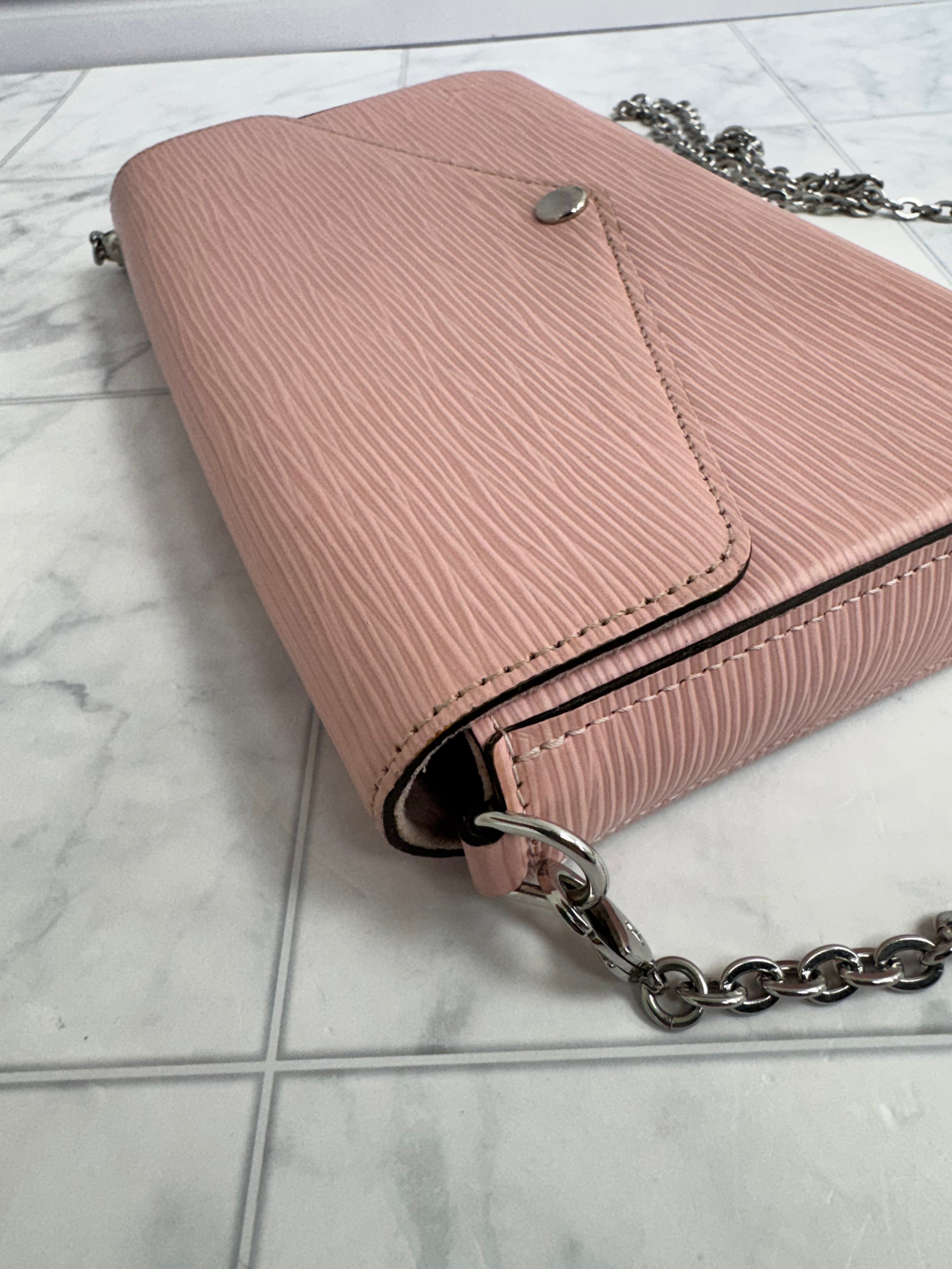 Louis Vuitton Pink Epi Leather Felicie Pochette