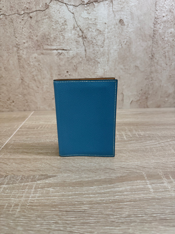 Hermes Blue Leather Agenda Cover