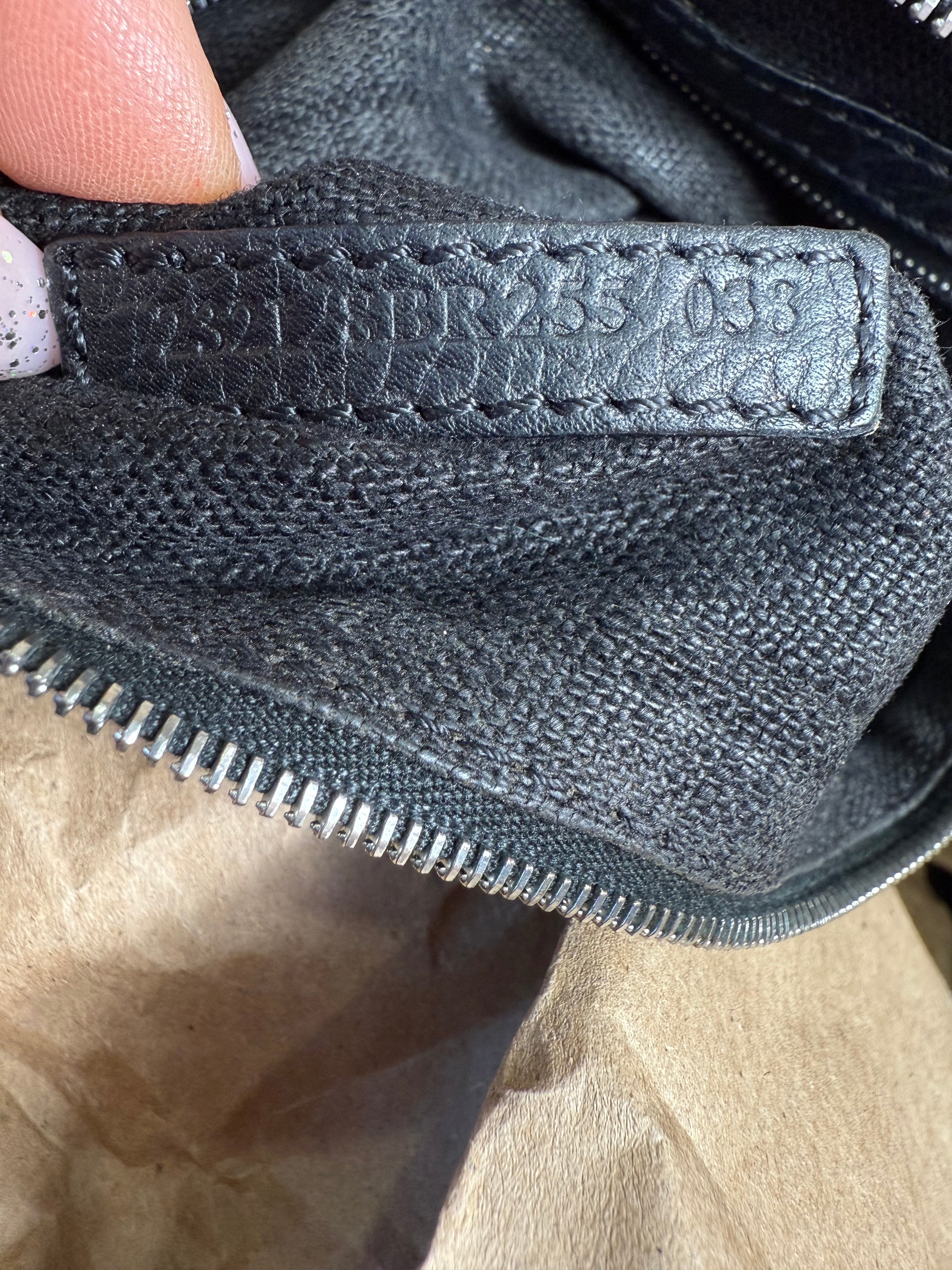 Fendi Black Devil Trapezio Bag