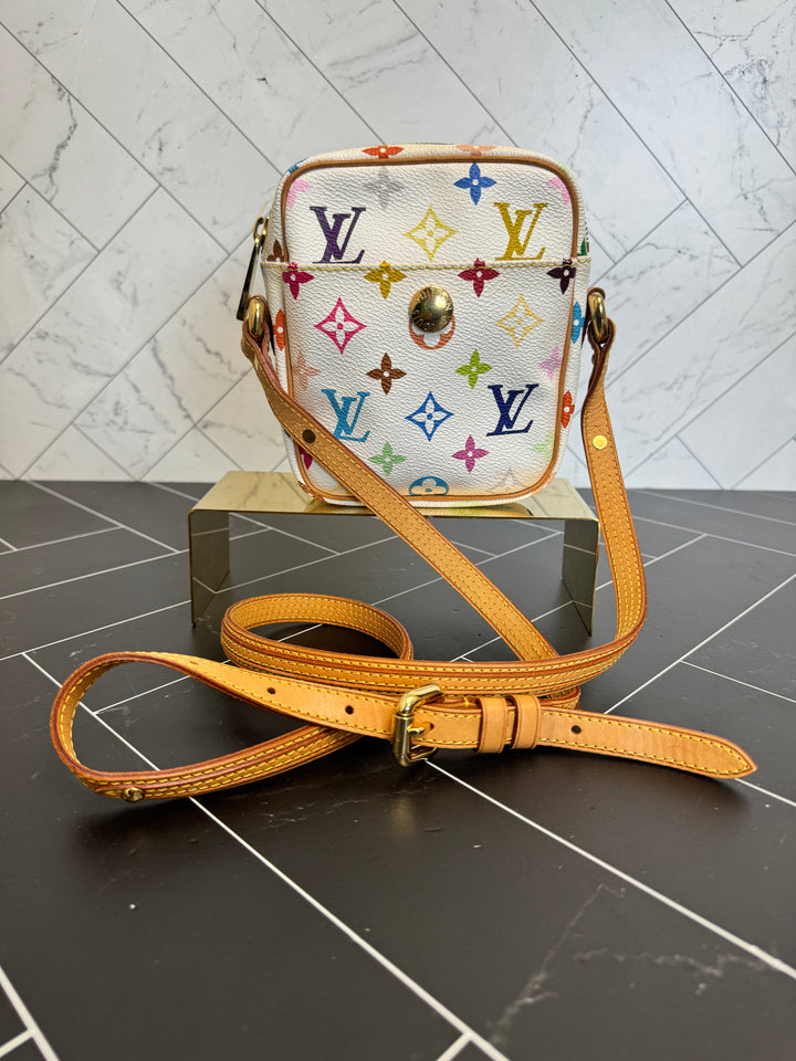 Louis Vuitton White Multicolore Rift Crossbody