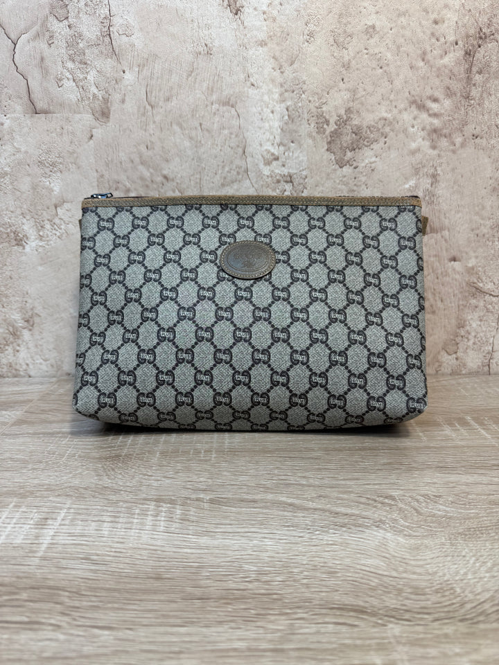 Gucci Plus Coated Canvas Plus Pouch