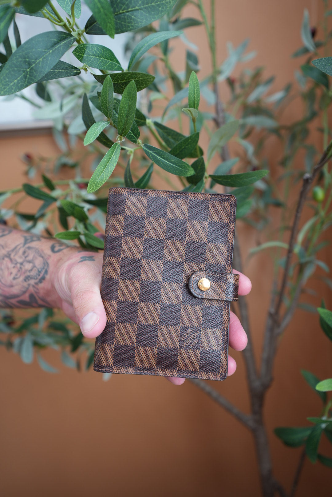 Louis Vuitton Damier Ebene Passport Agenda PM