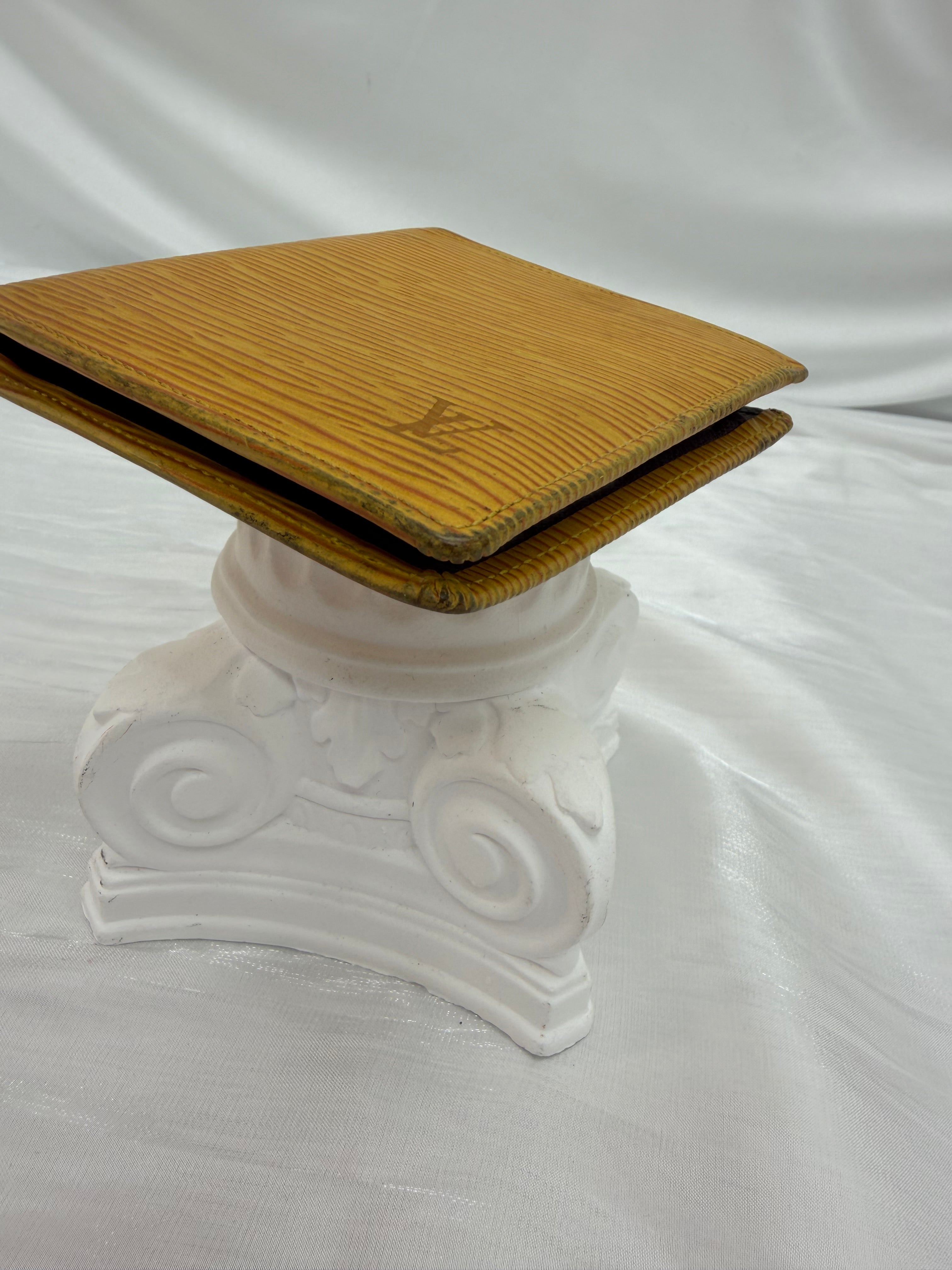 Louis Vuitton Yellow Epi Marco Bifold