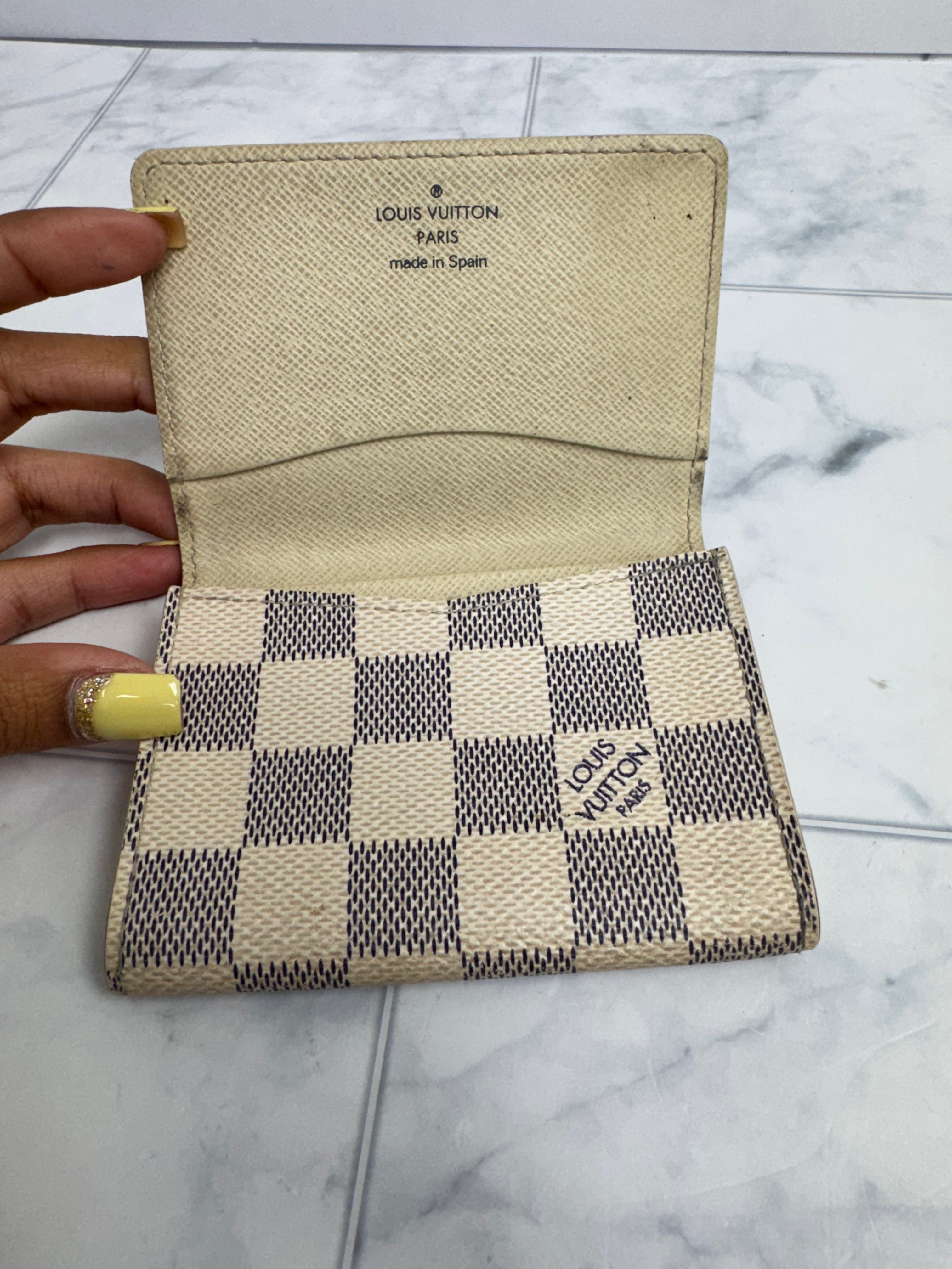 Louis Vuitton Damier Azur Envelope Card Case